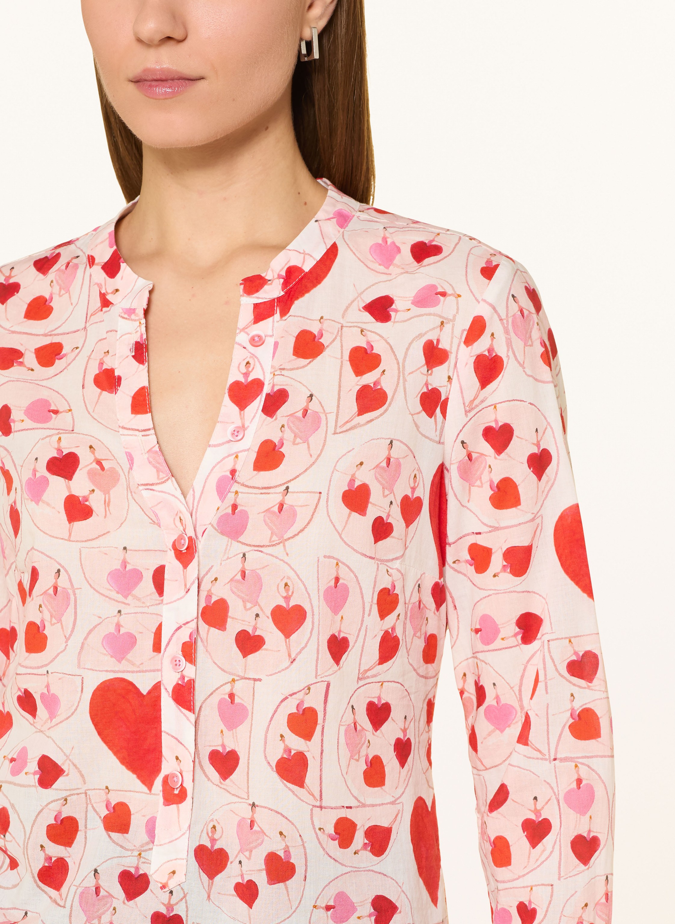 Thumbnail - Emily Van Den Bergh Blusenshirt rosa