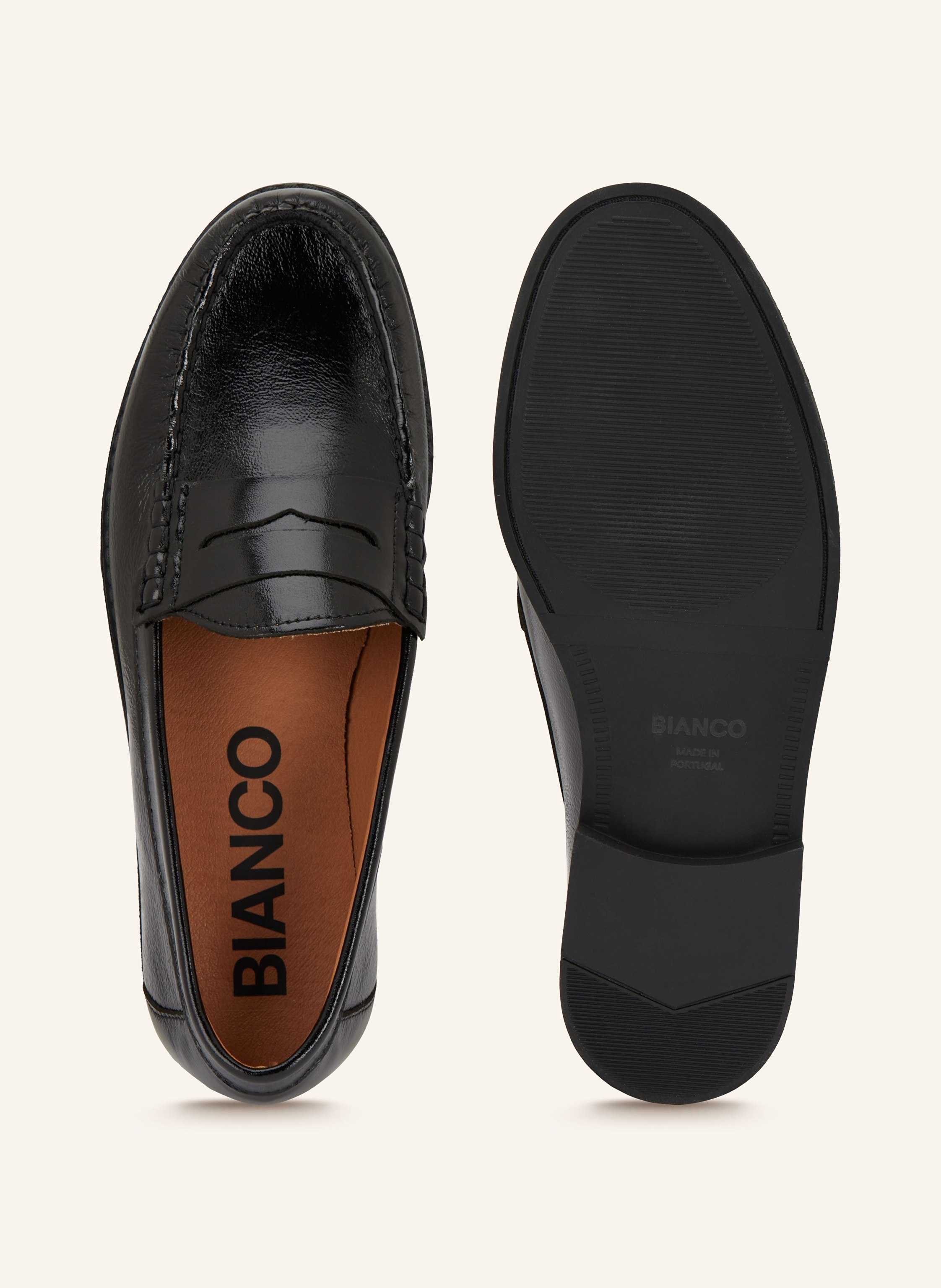 Thumbnail - Bianco Penny-Loafer Biapop schwarz