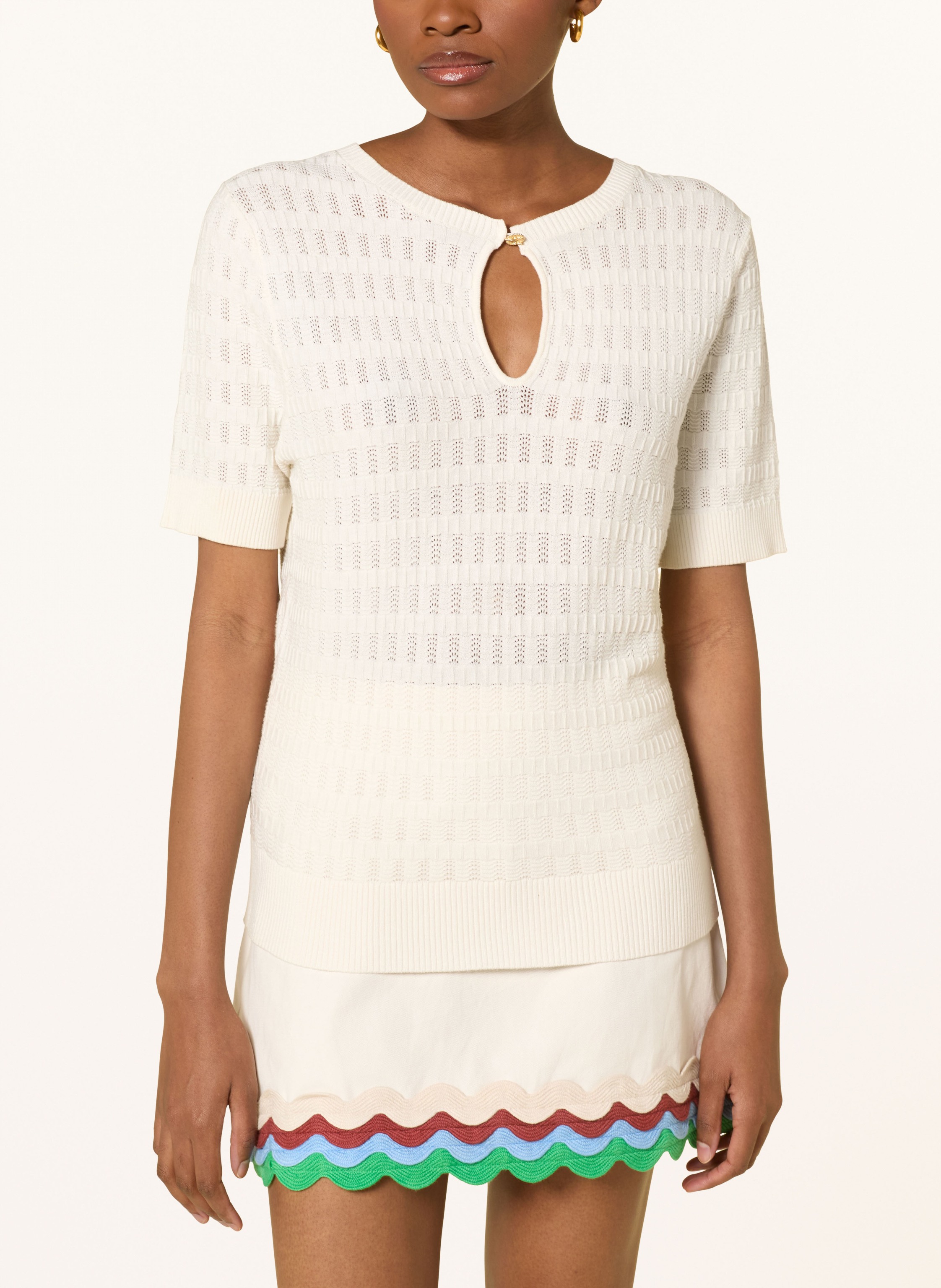 Thumbnail - Fabienne Chapot Strickshirt Masja weiss