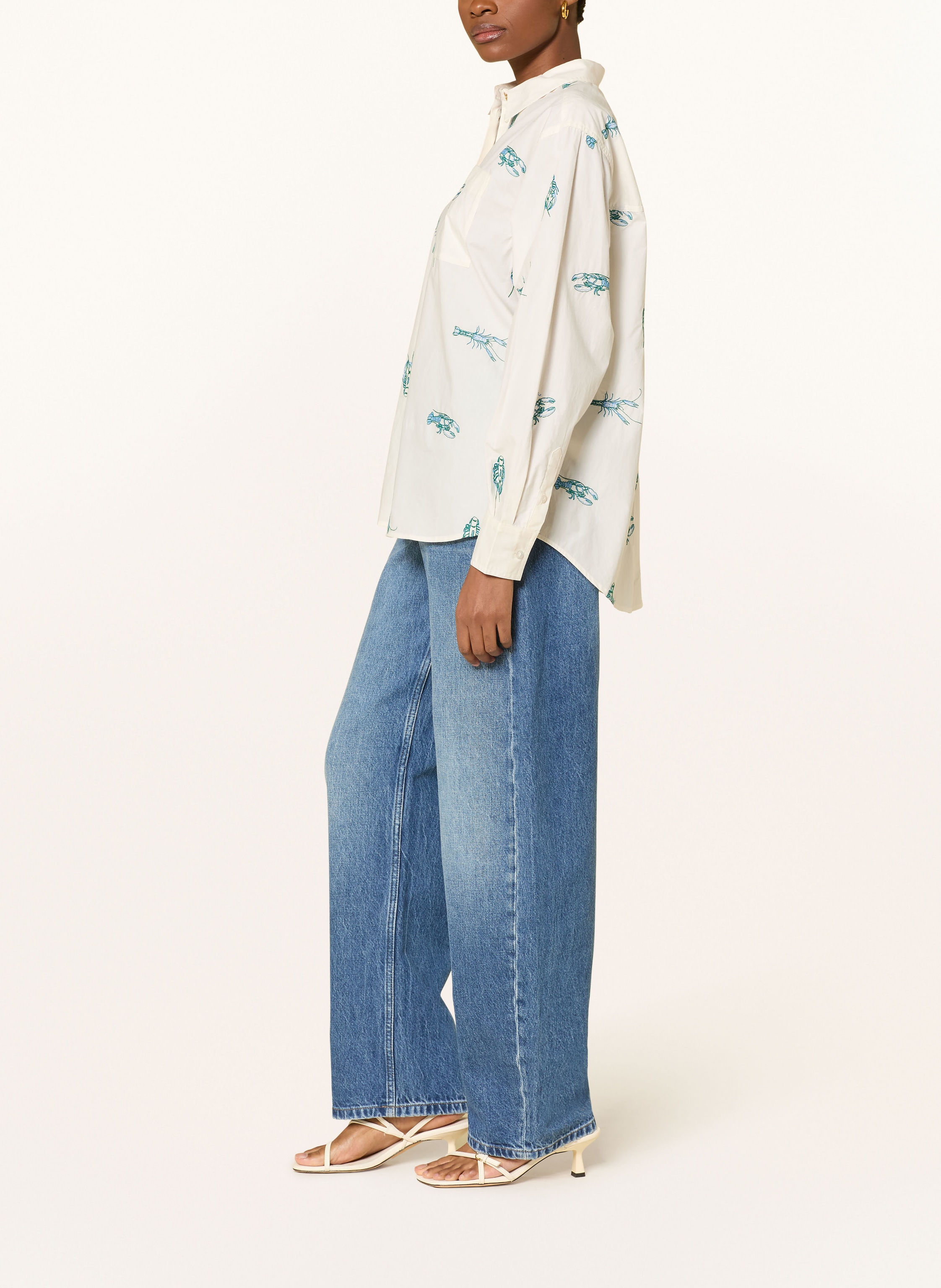 Thumbnail - Fabienne Chapot Barrel Jeans Betty blau