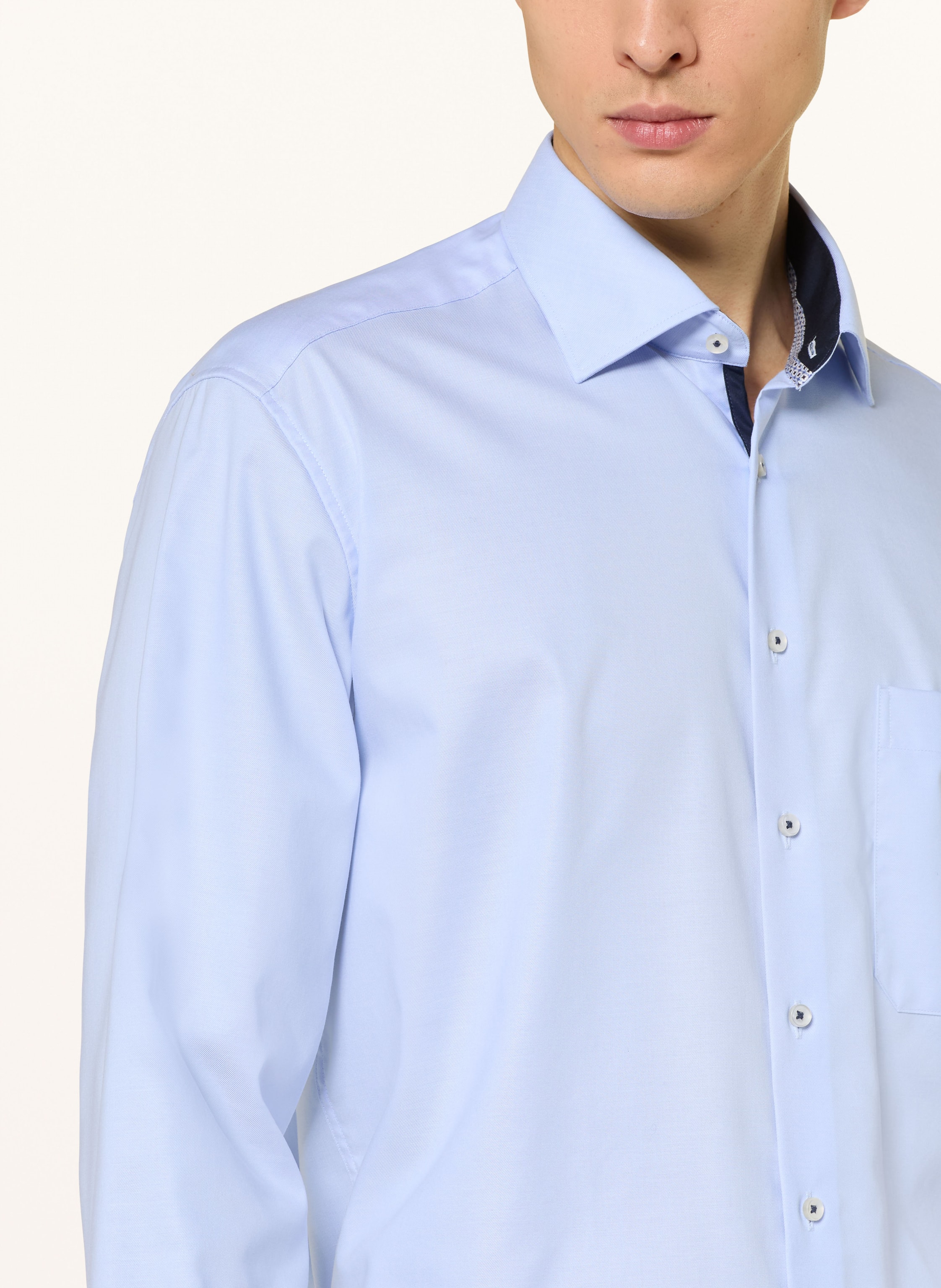 Thumbnail - Eterna Hemd Comfort Fit blau