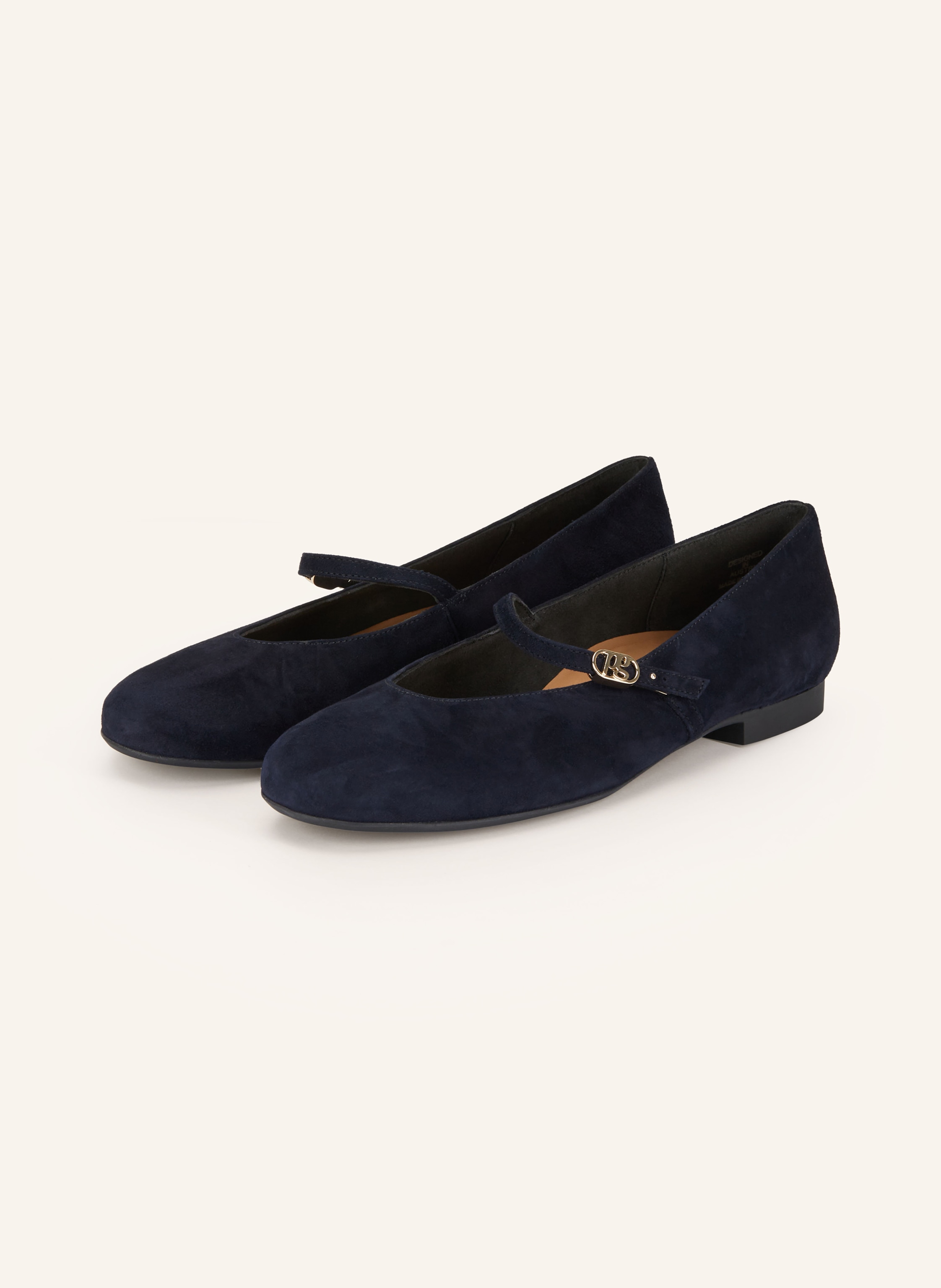 Paul Green Mary-Jane-Ballerinas blau