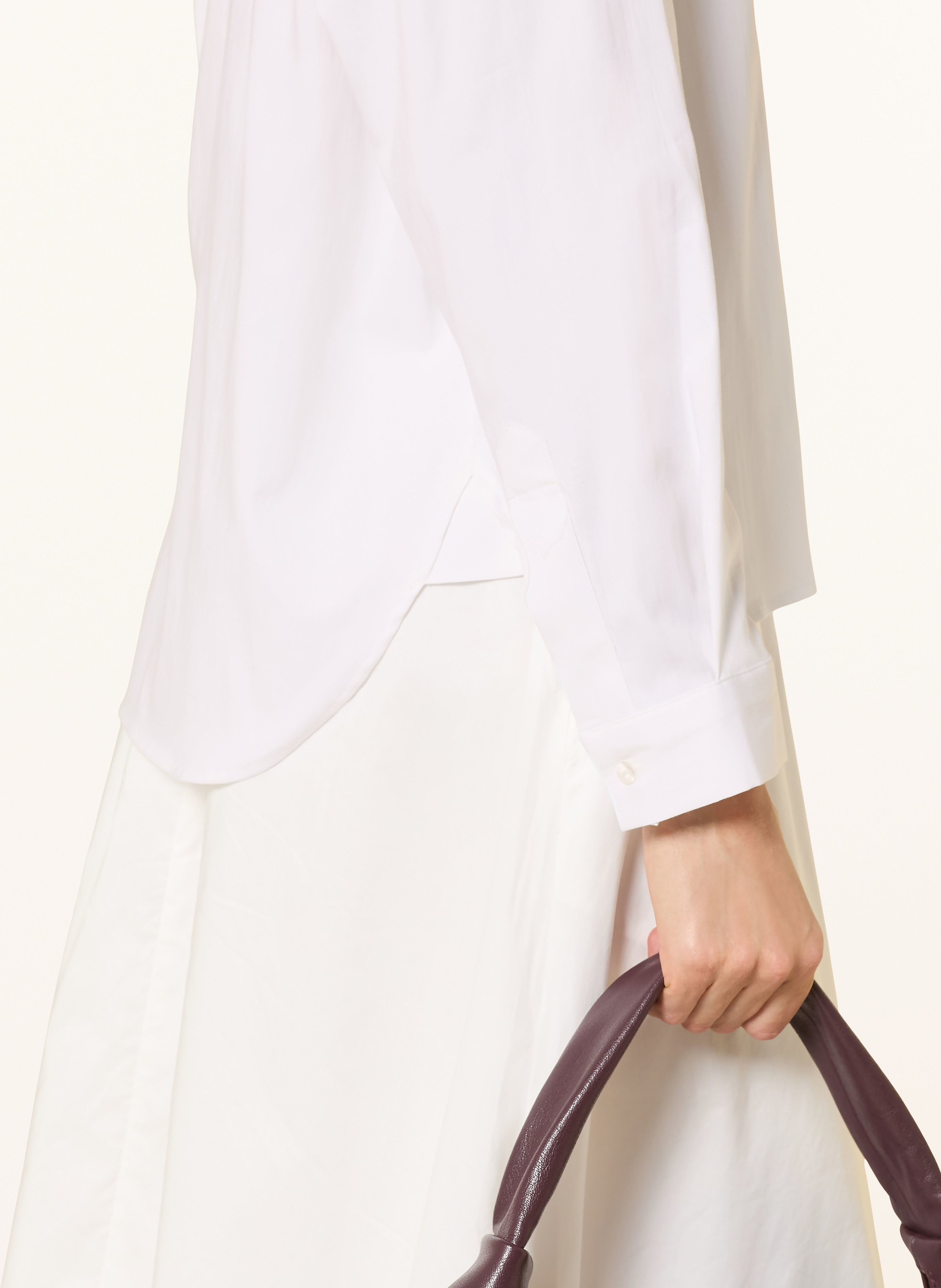 Thumbnail - Milano Italy Hemdbluse Mit Schmucksteinen weiss