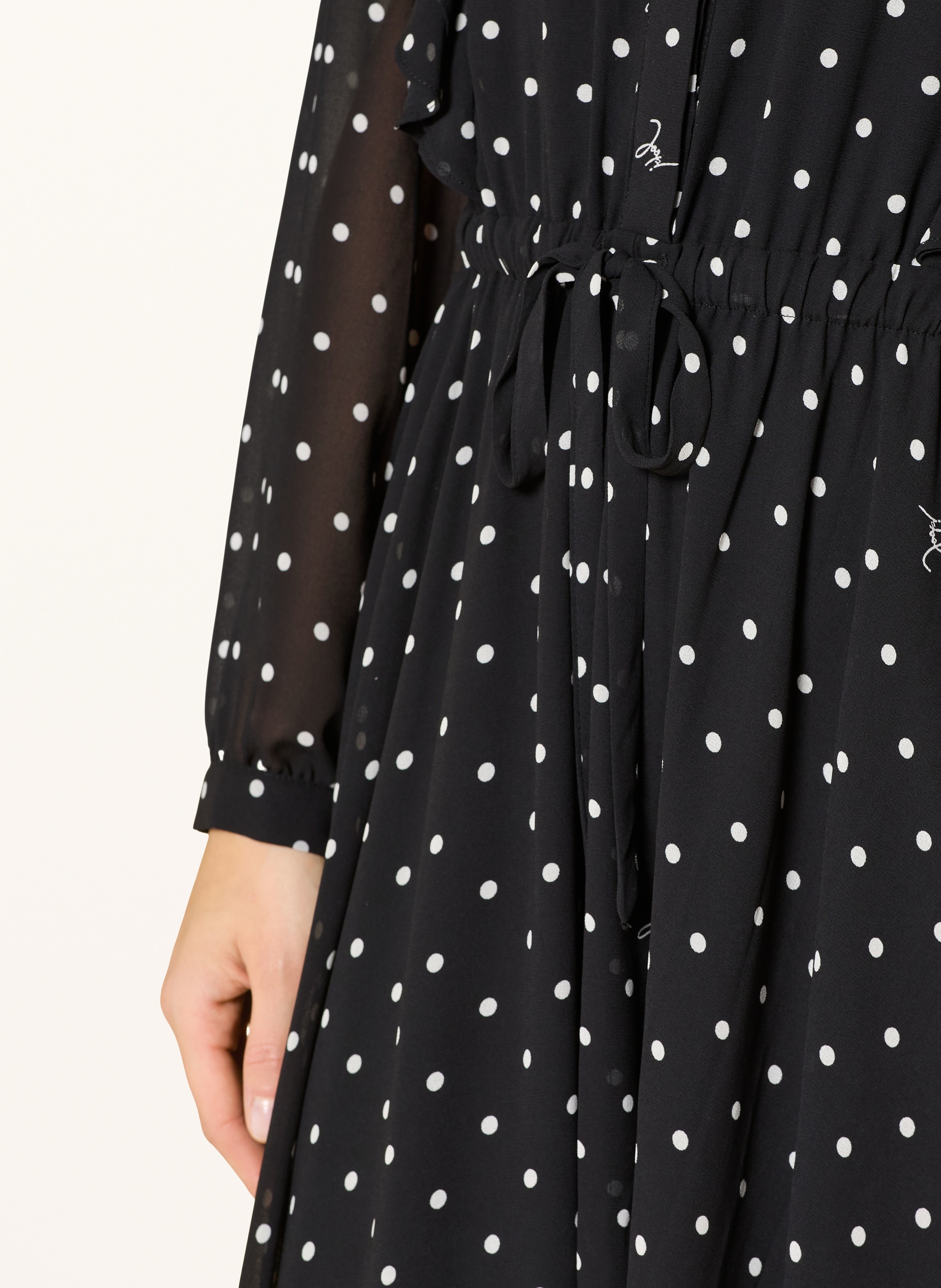 Thumbnail - Joop! Kleid Mit Volants schwarz