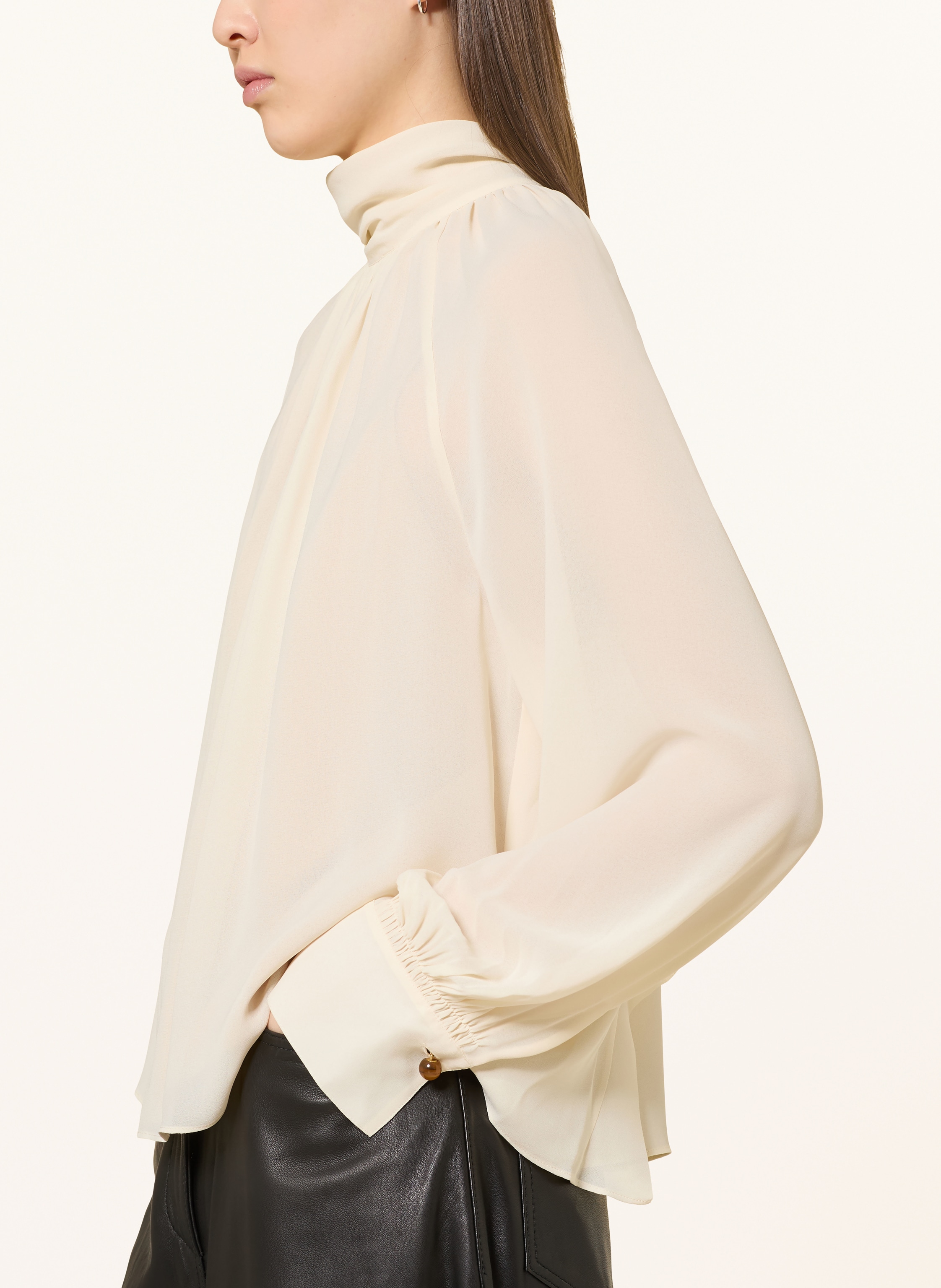 Thumbnail - Vince Blusenshirt Mit Volants weiss