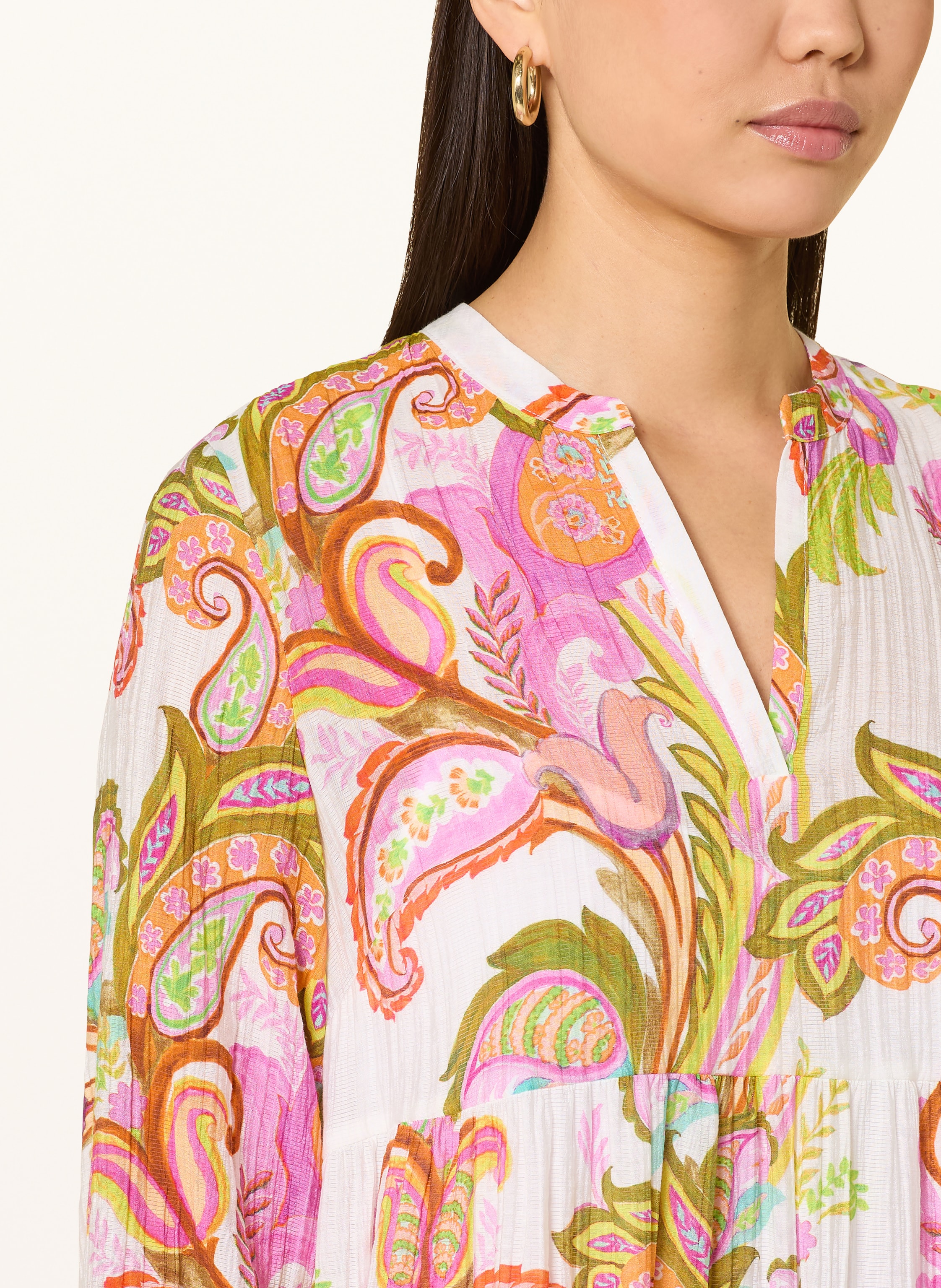 Thumbnail - Tonno & Panna Kleid Mit 3/4-Arm weiss