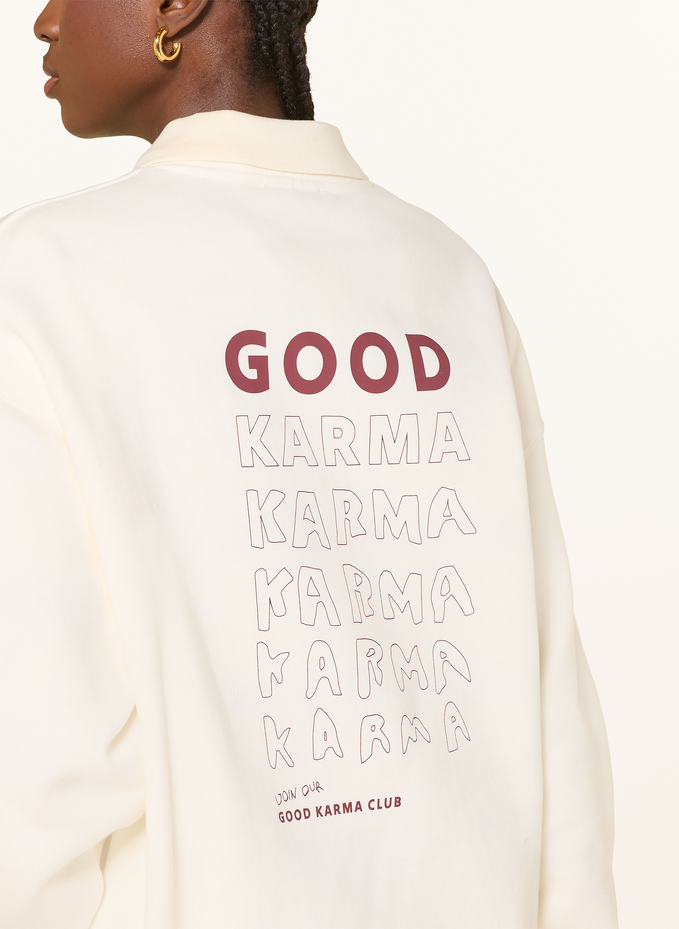 Thumbnail - Oh April Sweatshirt weiss