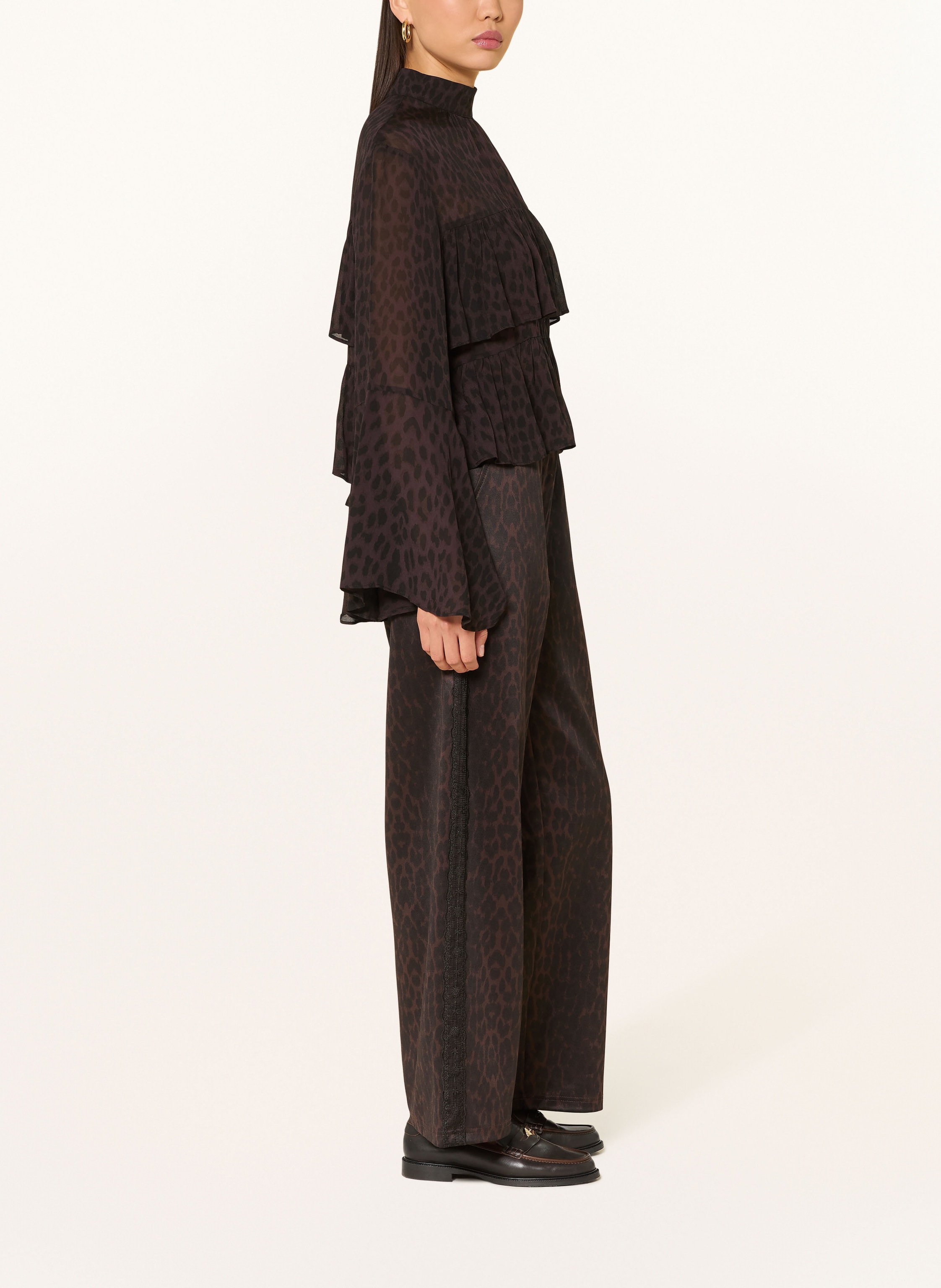 Thumbnail - Oh April Sweatpants Kael Mit Galonstreifen schwarz