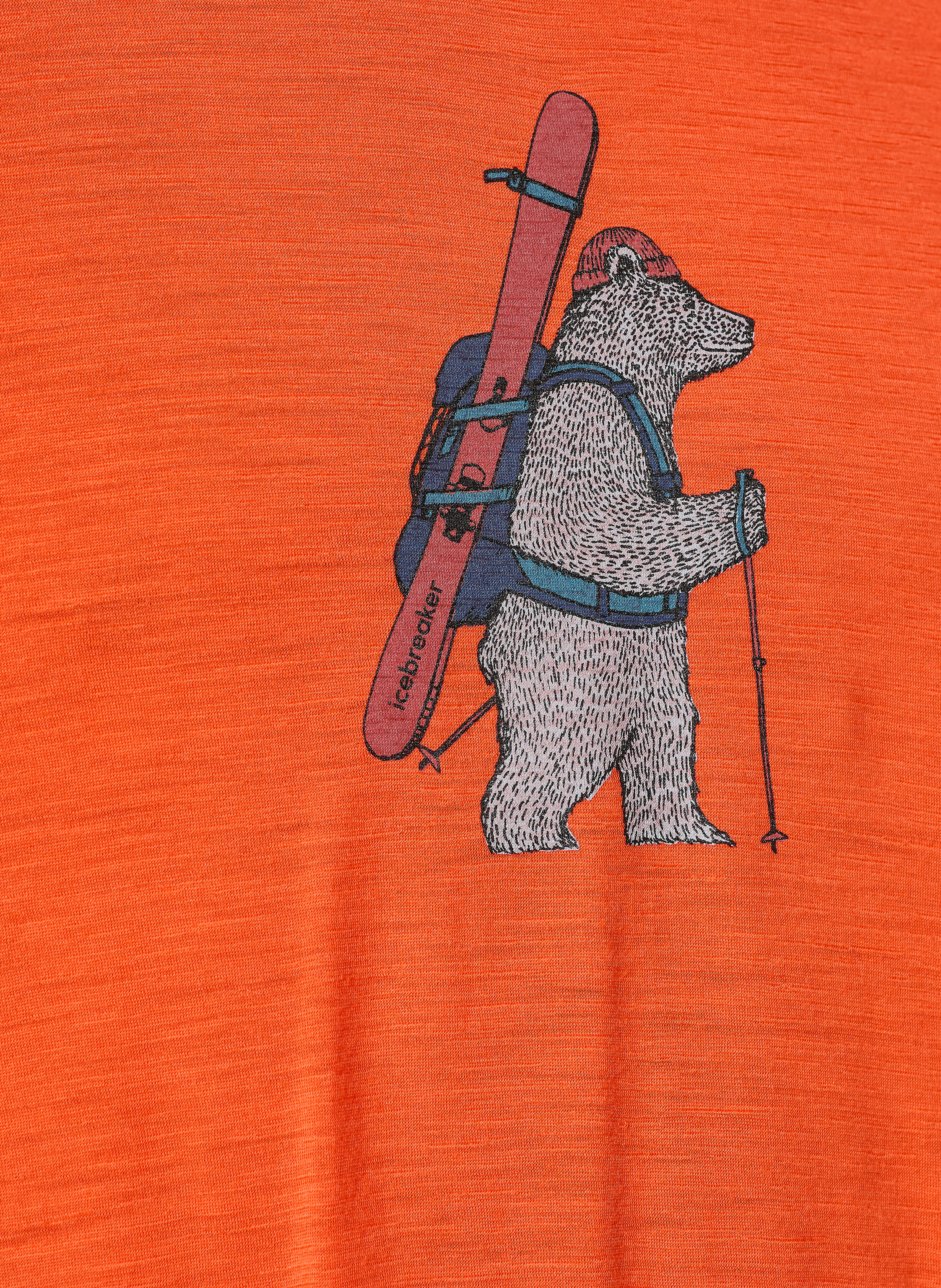 Thumbnail - Icebreaker T-Shirt Aus Merinowolle rot