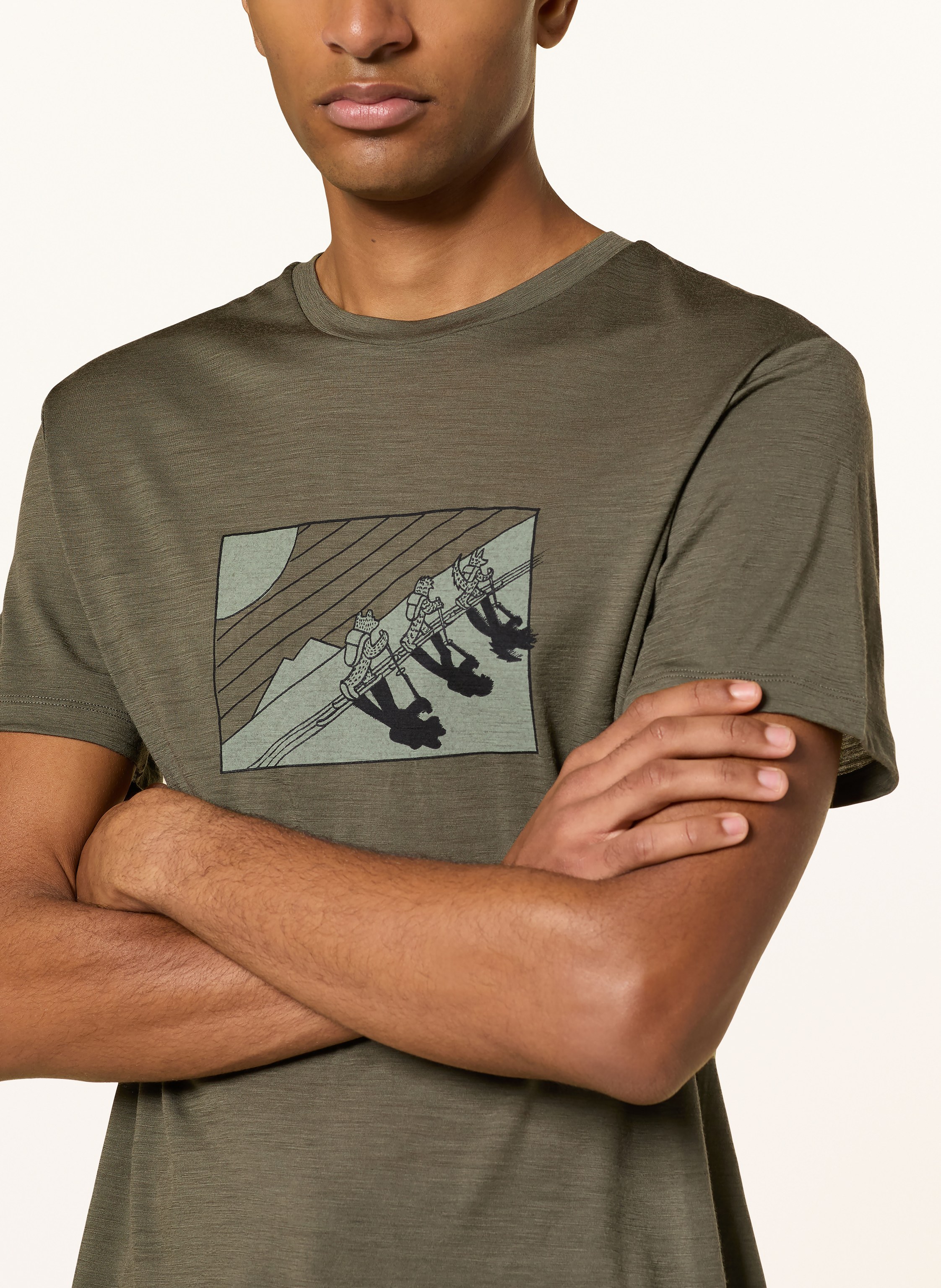 Thumbnail - Icebreaker T-Shirt Aus Merinowolle gruen