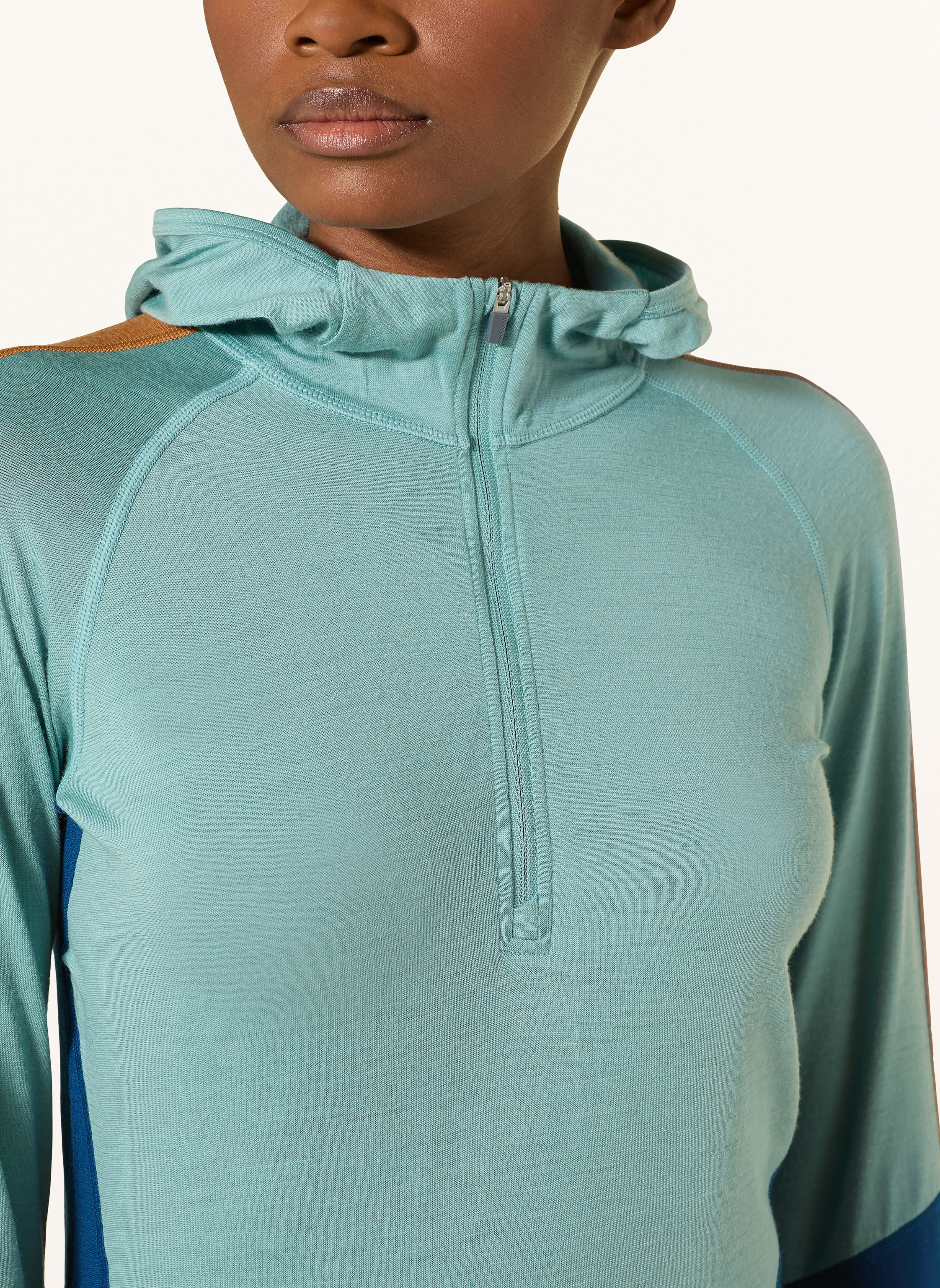 Thumbnail - Icebreaker Midlayer Merino 200 Oasis+ Aus Merinowolle blau