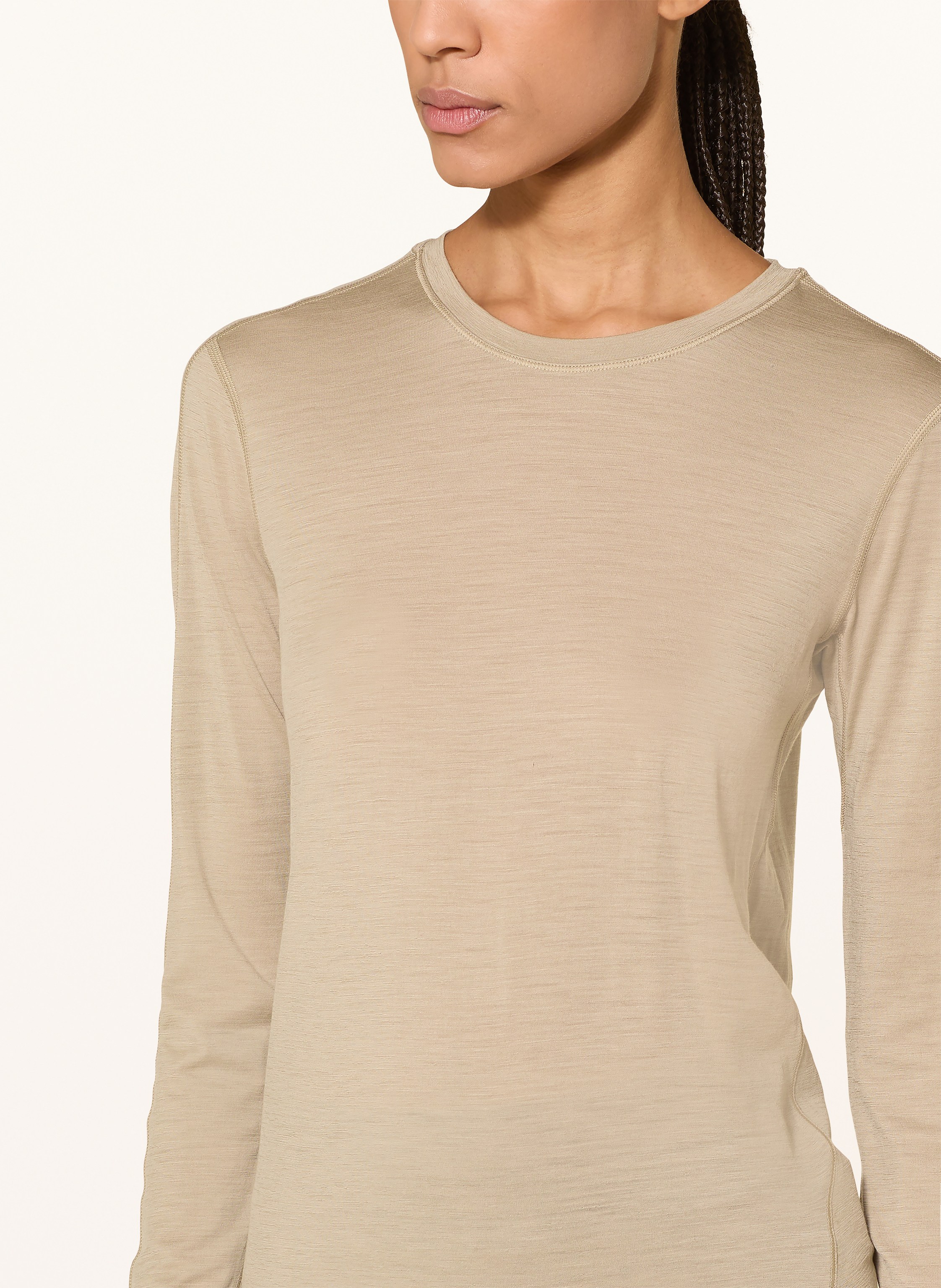 Thumbnail - Icebreaker Funktionsshirt Merinofine™ Ace Aus Merinowolle gruen