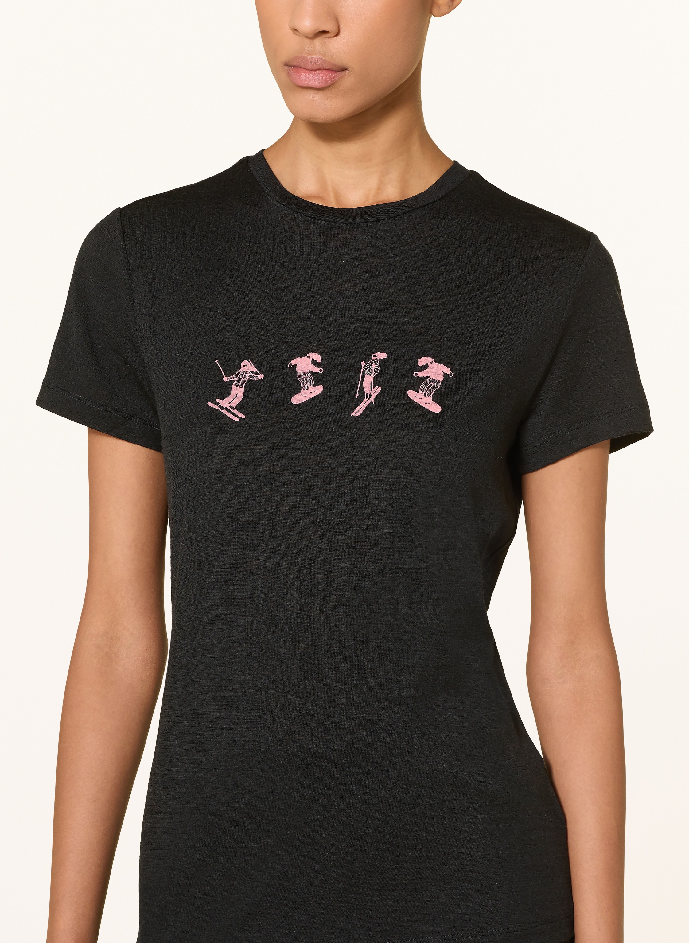 Thumbnail - Icebreaker Funktionsshirt 150 Tech Lite Aus Merinowolle schwarz