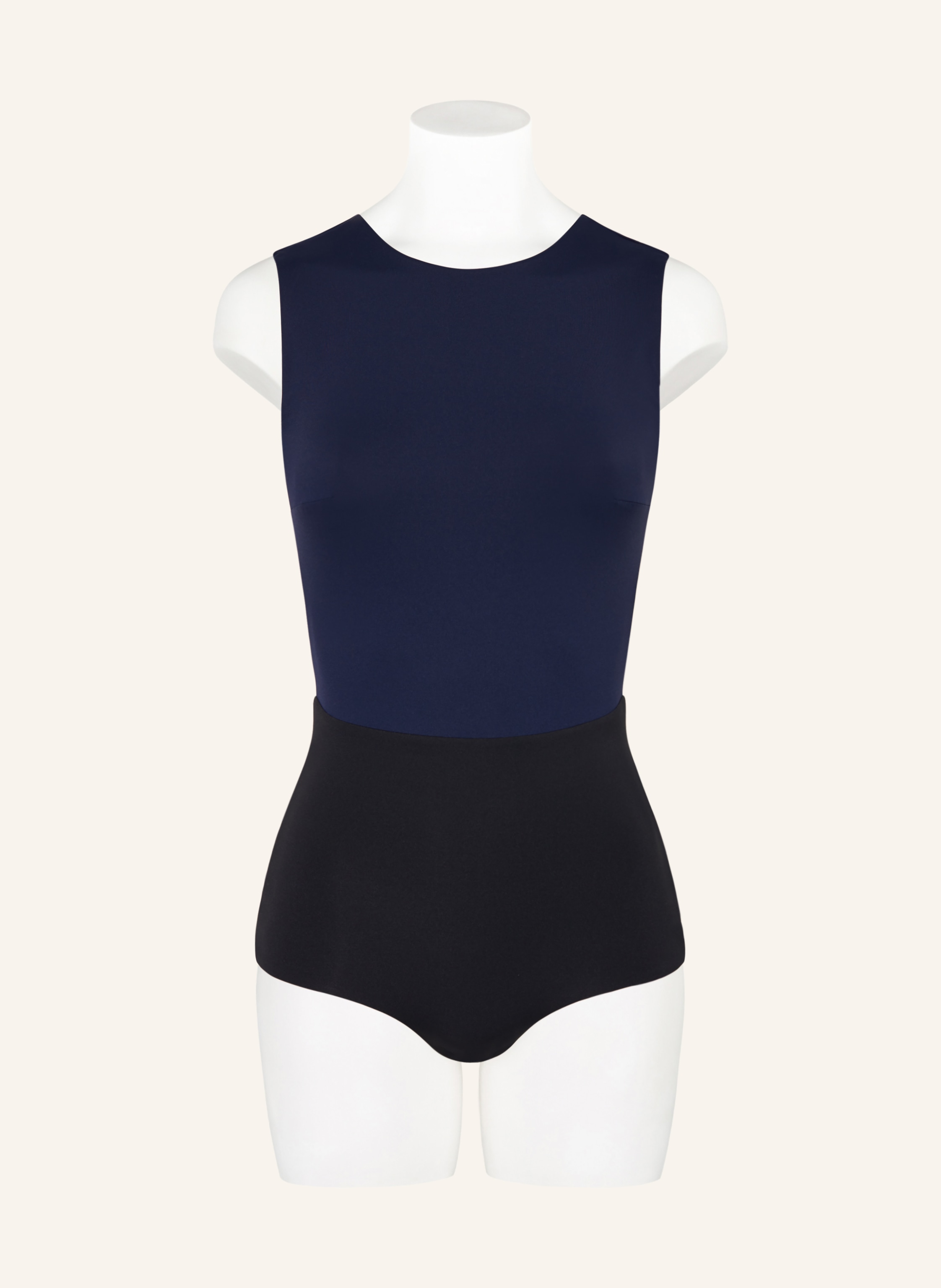 Thumbnail - Mymarini High-Neck-Badeanzug Classics Zum Wenden Mit Uv-Schutz 50+ blau