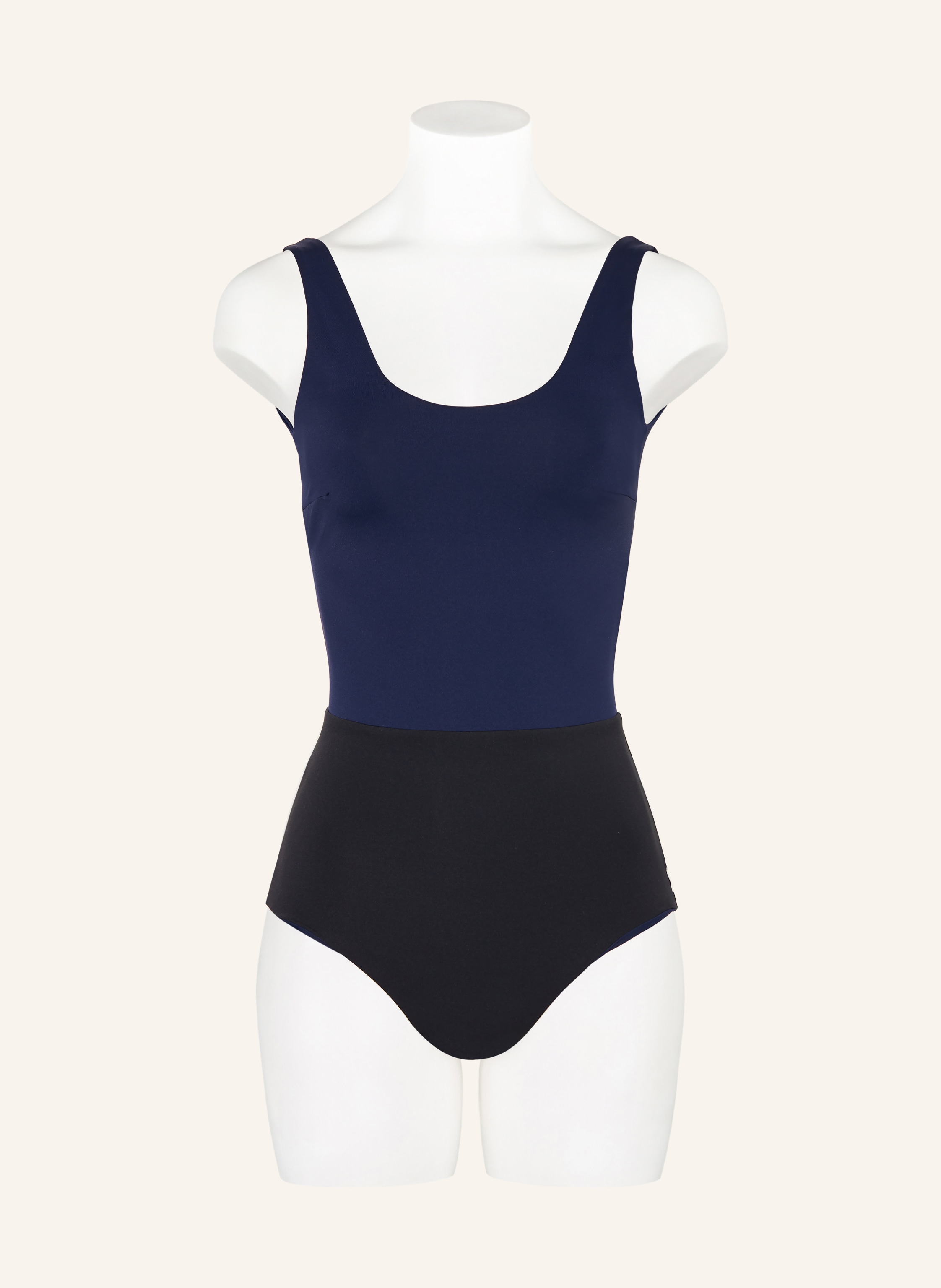 Thumbnail - Mymarini Badeanzug Classics Zum Wenden Mit Uv-Schutz 50+ blau