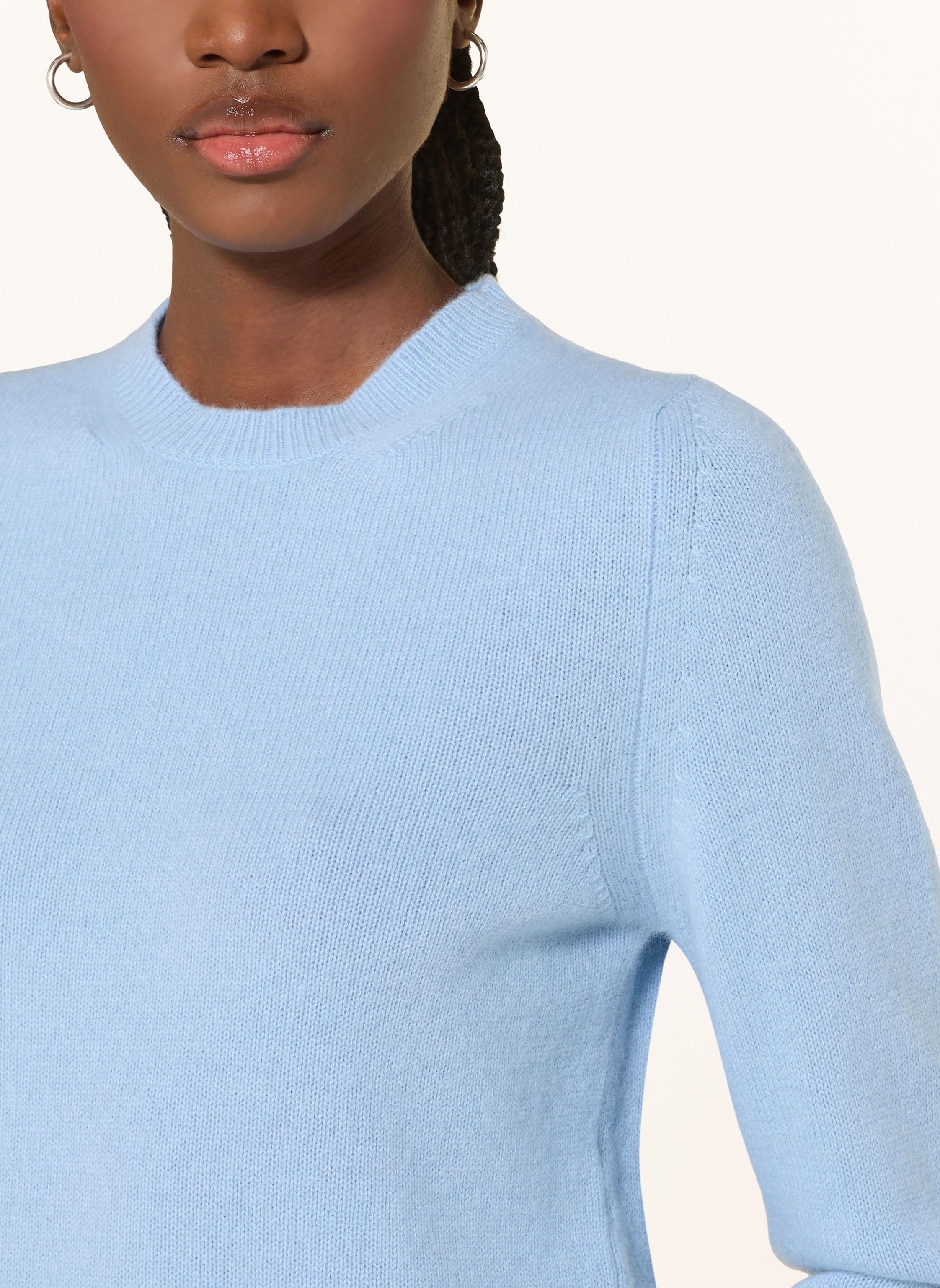 Thumbnail - Lunaria Cashmere Pullover Aus Cashmere blau