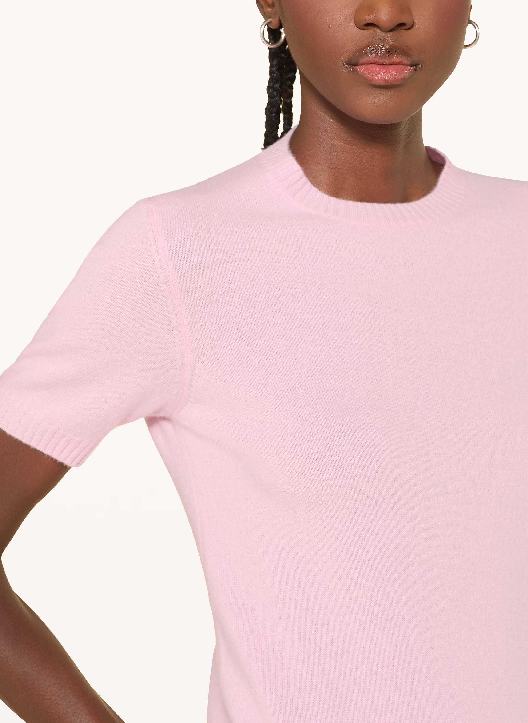 Thumbnail - Lunaria Cashmere Strickshirt Aus Cashmere rosa