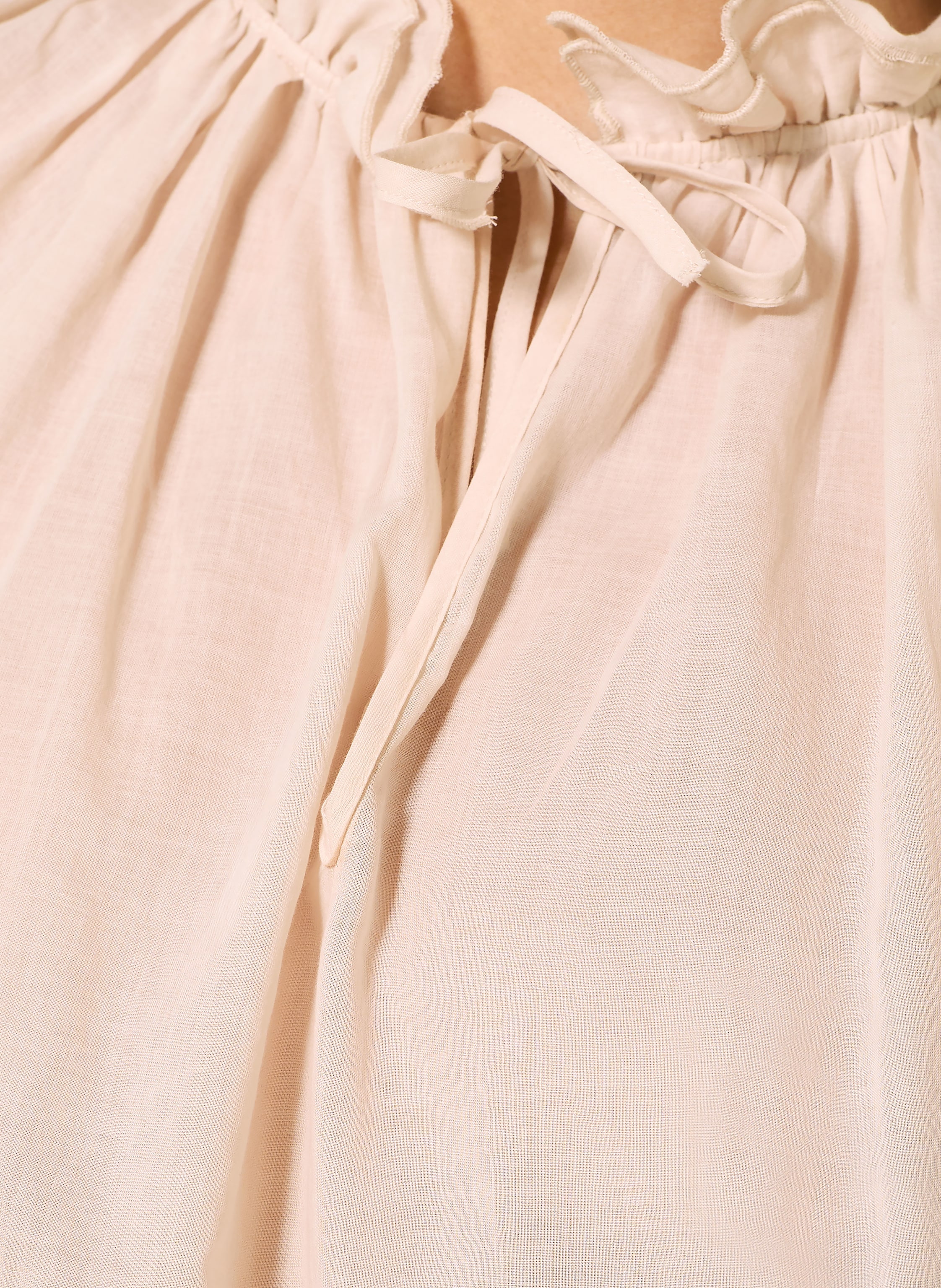 Thumbnail - Émanou Blusenshirt beige