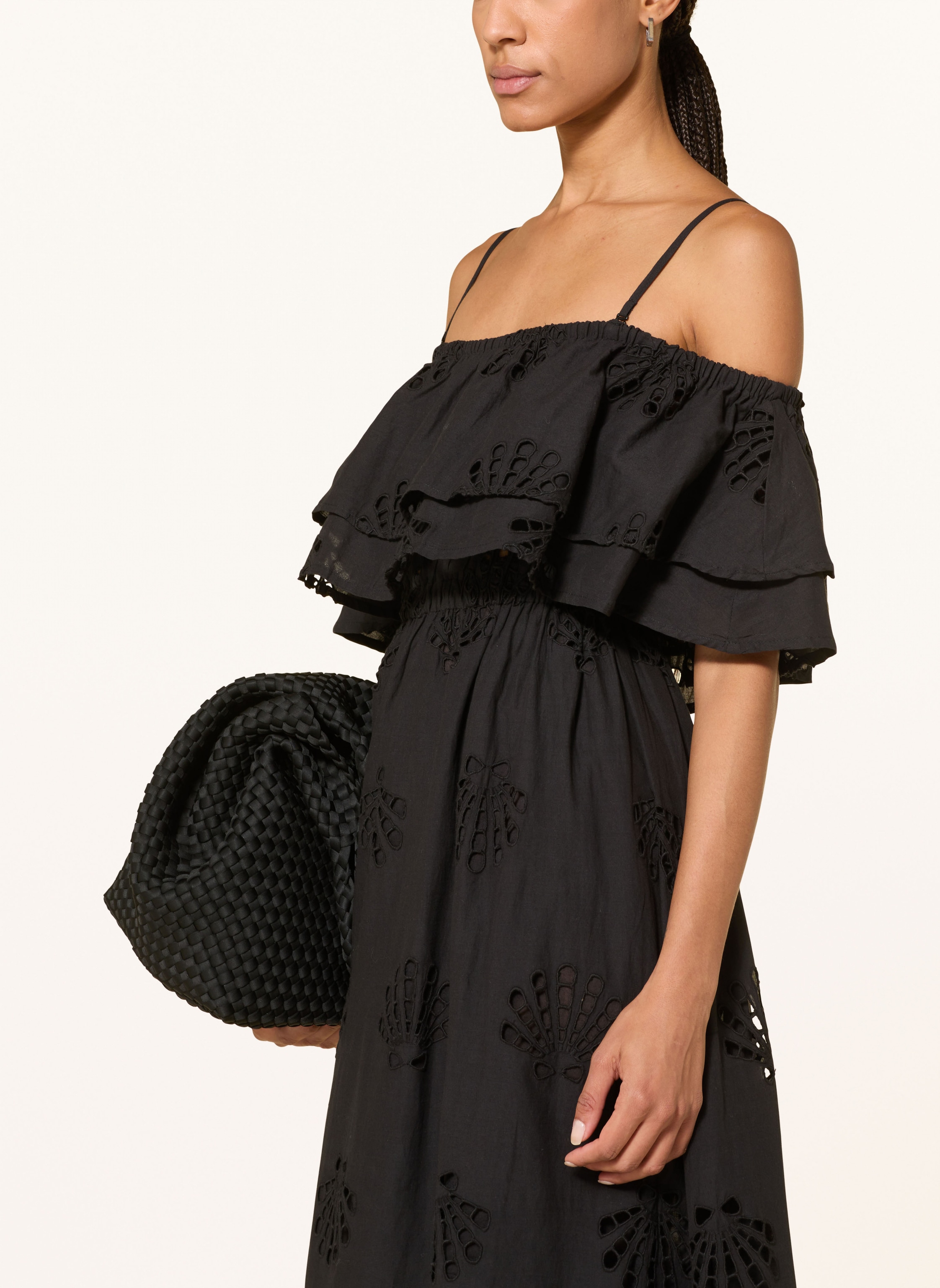 Thumbnail - Watercult Strandkleid Dolce Lemon Aus Lochspitze schwarz