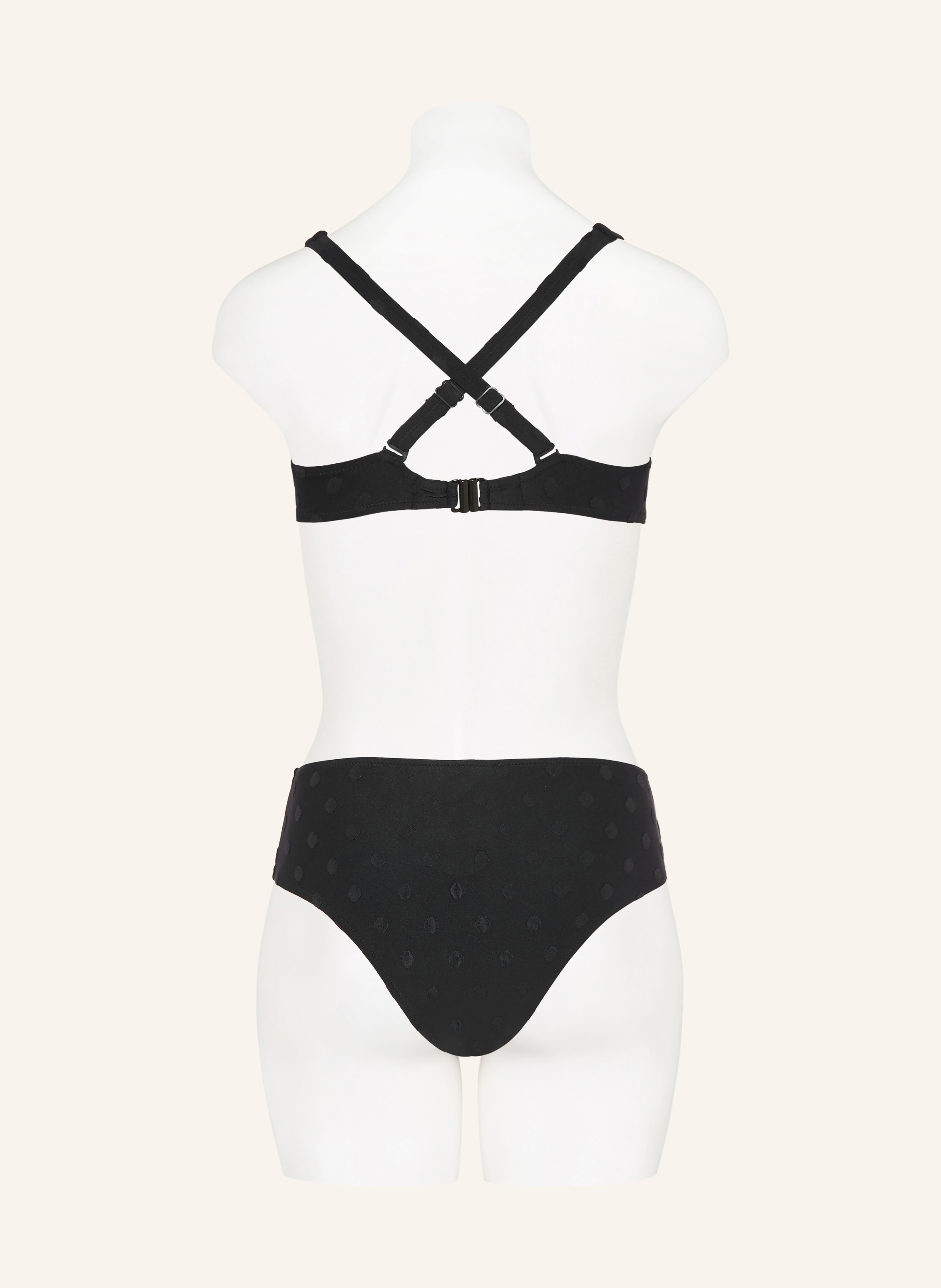 Thumbnail - Watercult Bügel-Bikini-Top Modern Dots schwarz