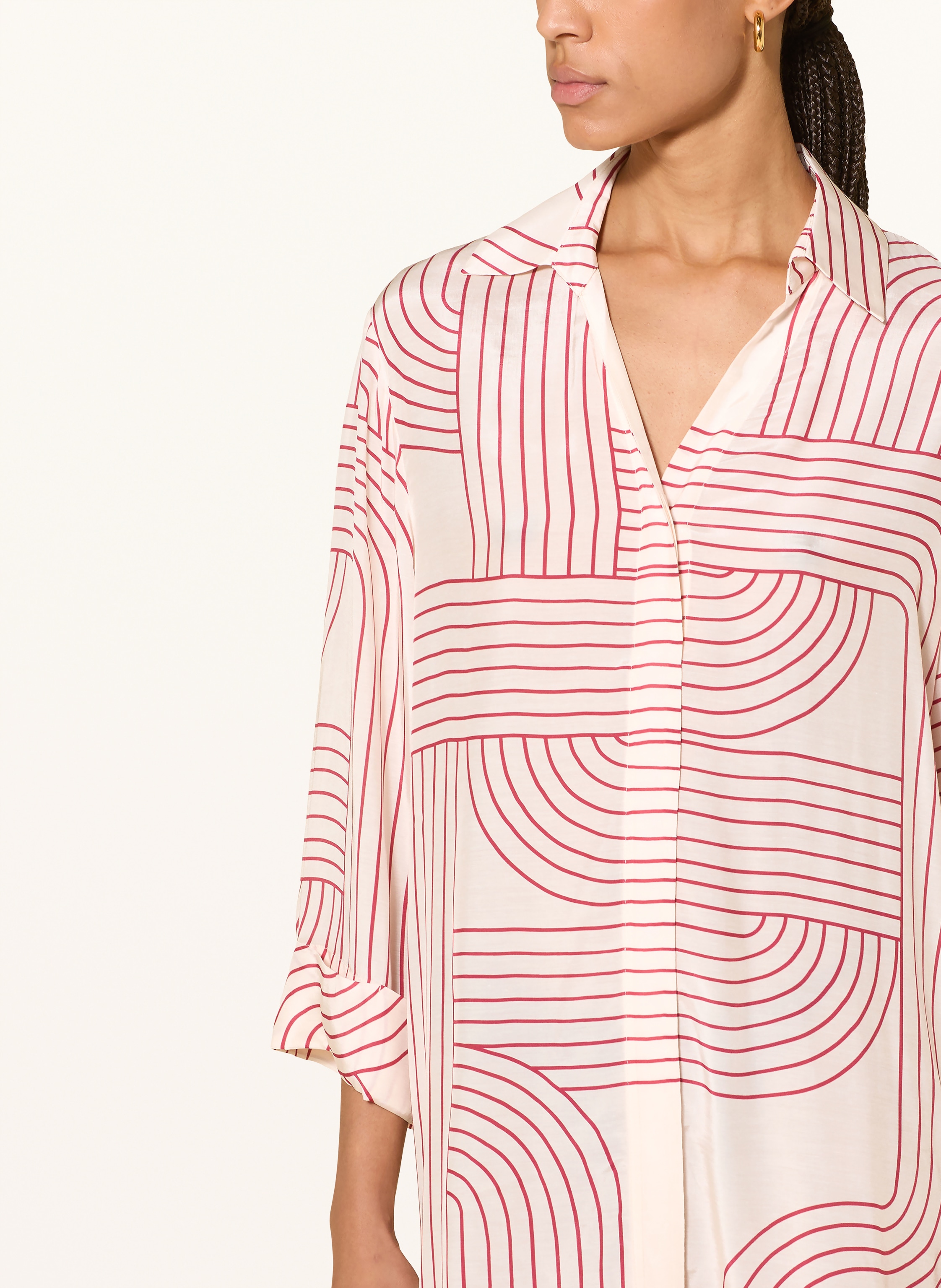 Thumbnail - Watercult Strandkleid Line Set Mit 3/4-Arm rot