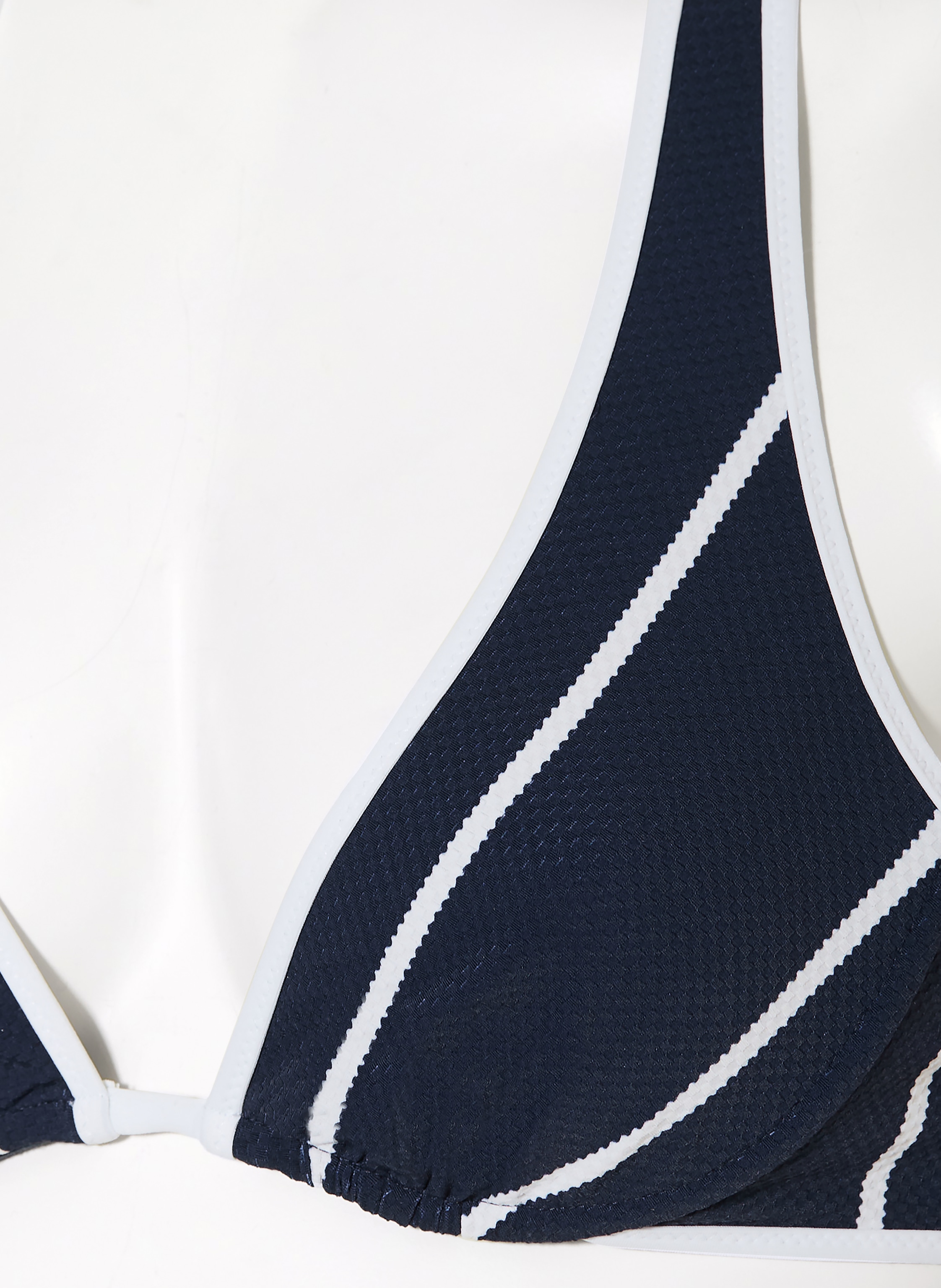 Thumbnail - Watercult Bügel-Bikini-Top Coastal Lines blau