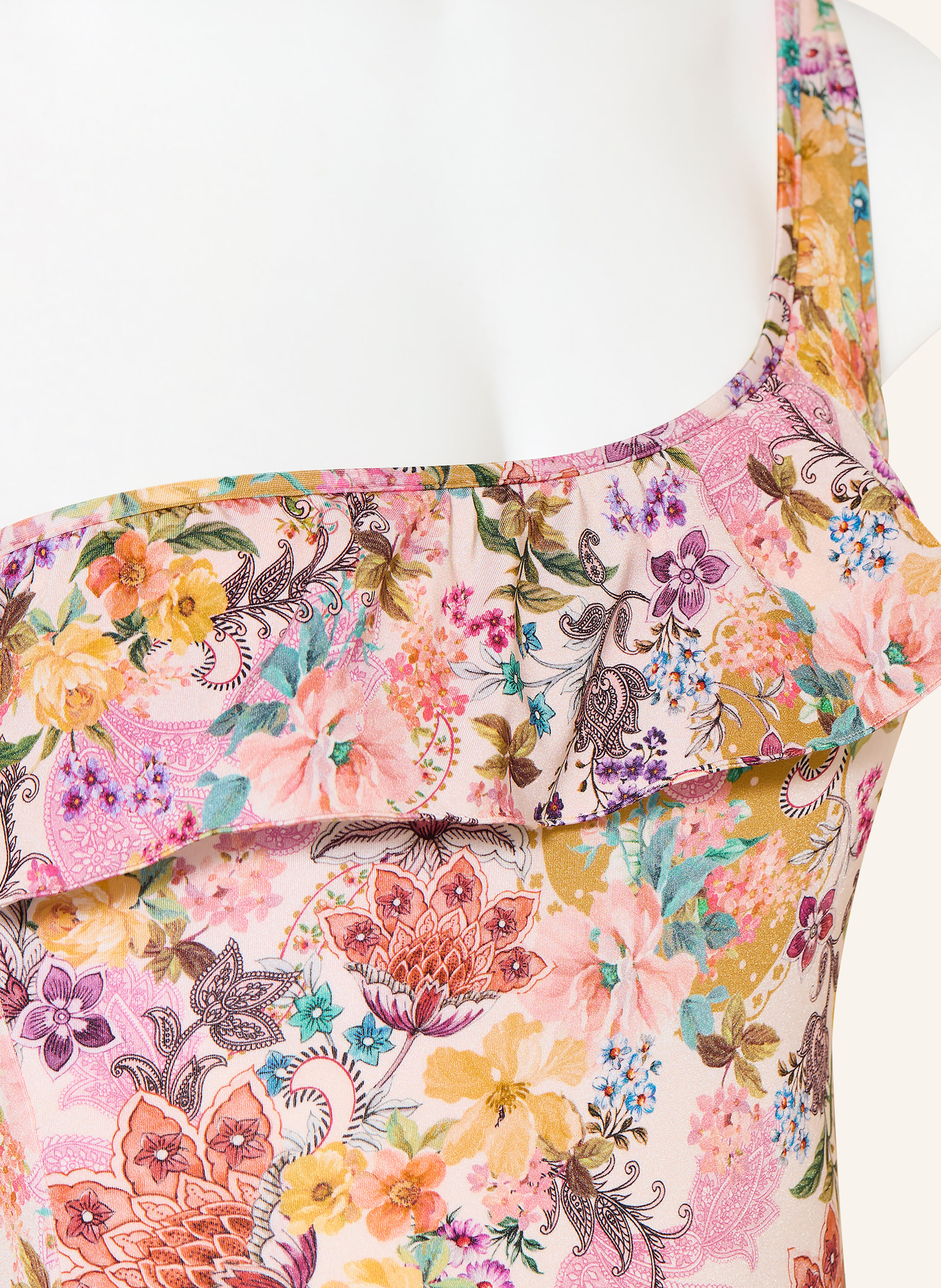 Thumbnail - Watercult One-Shoulder-Badeanzug Pretty Boho rosa