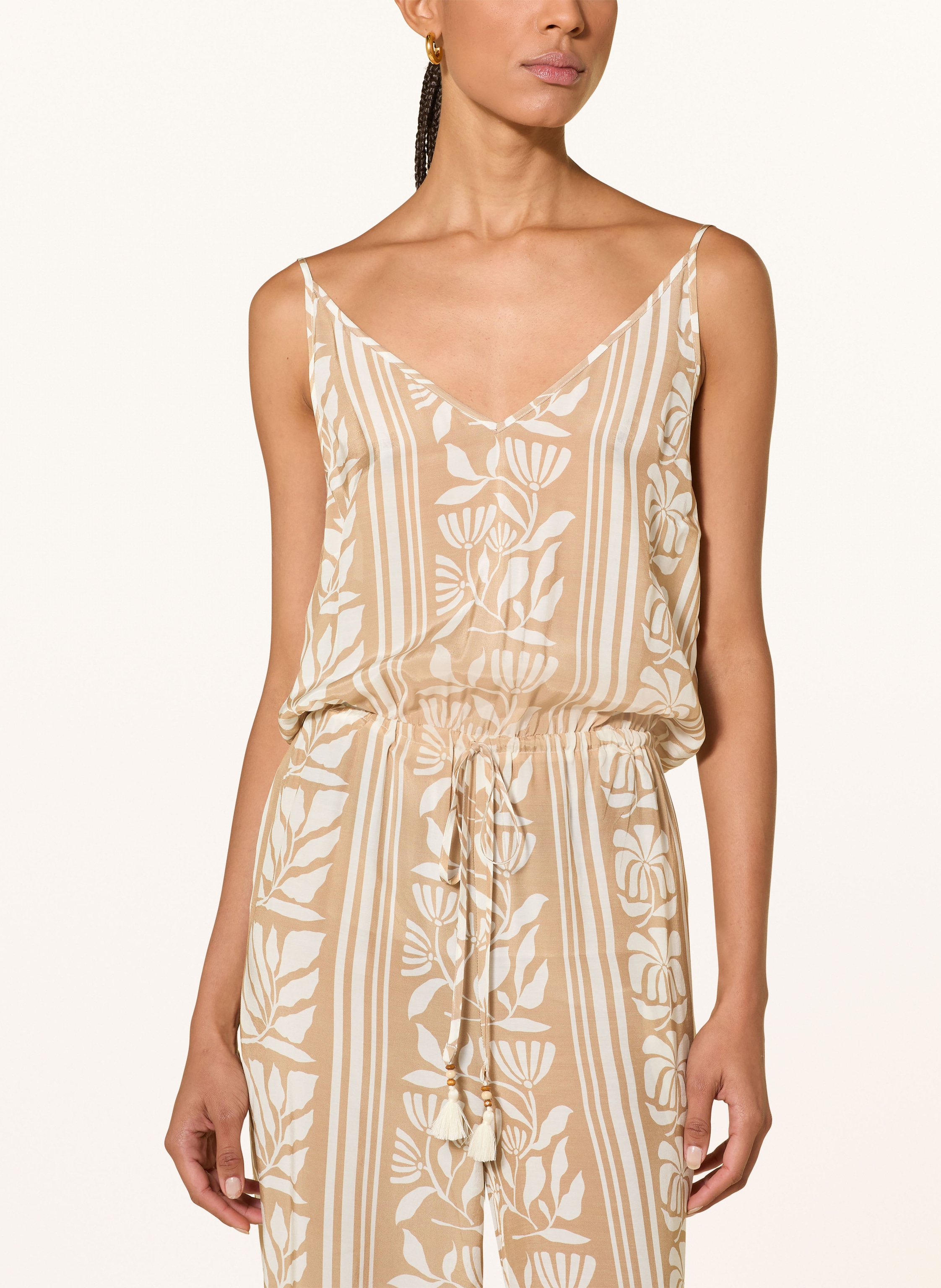 Thumbnail - Watercult Jumpsuit Coastal Bohemia beige