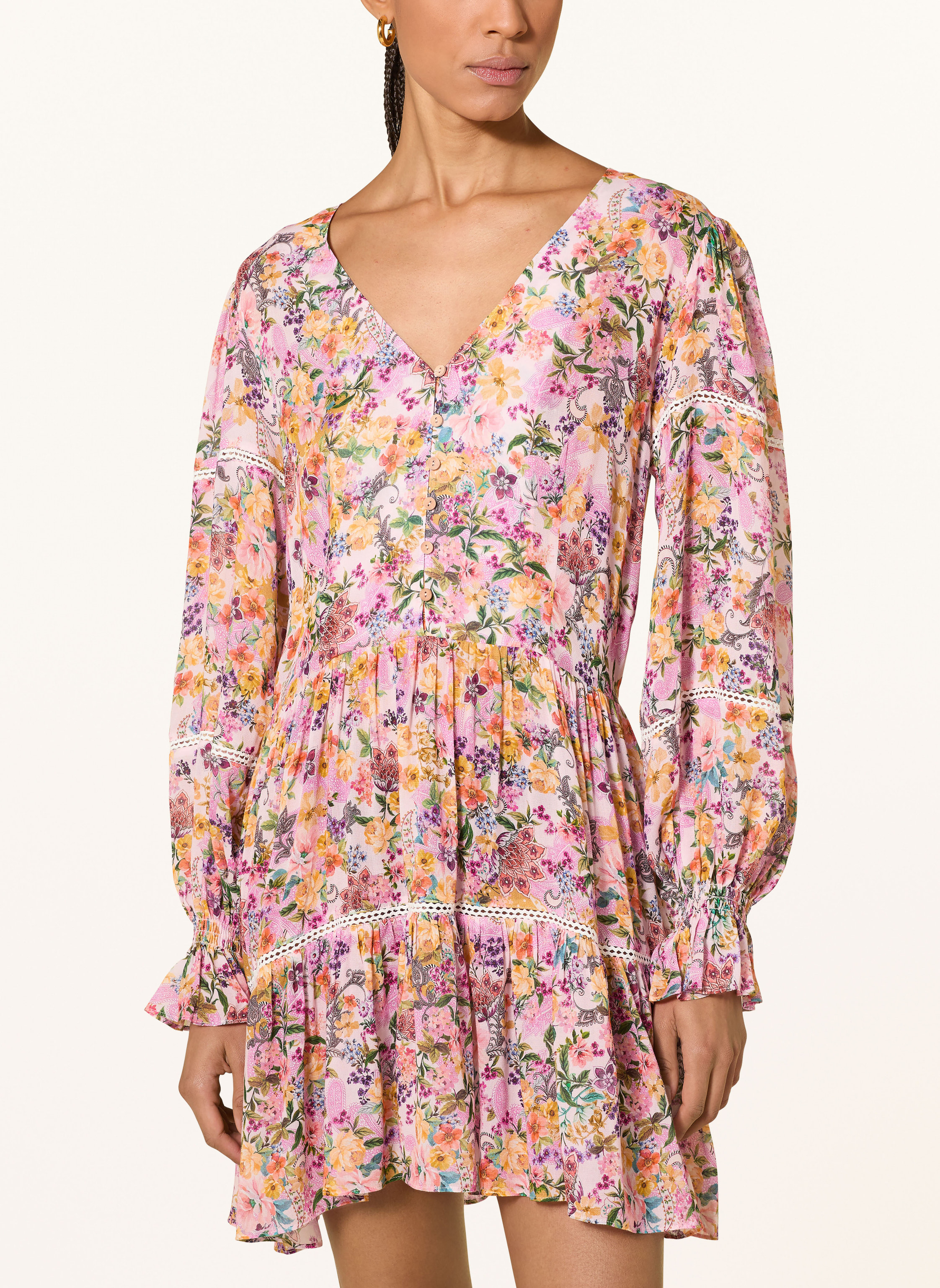 Thumbnail - Watercult Strandkleid Pretty Boho rosa