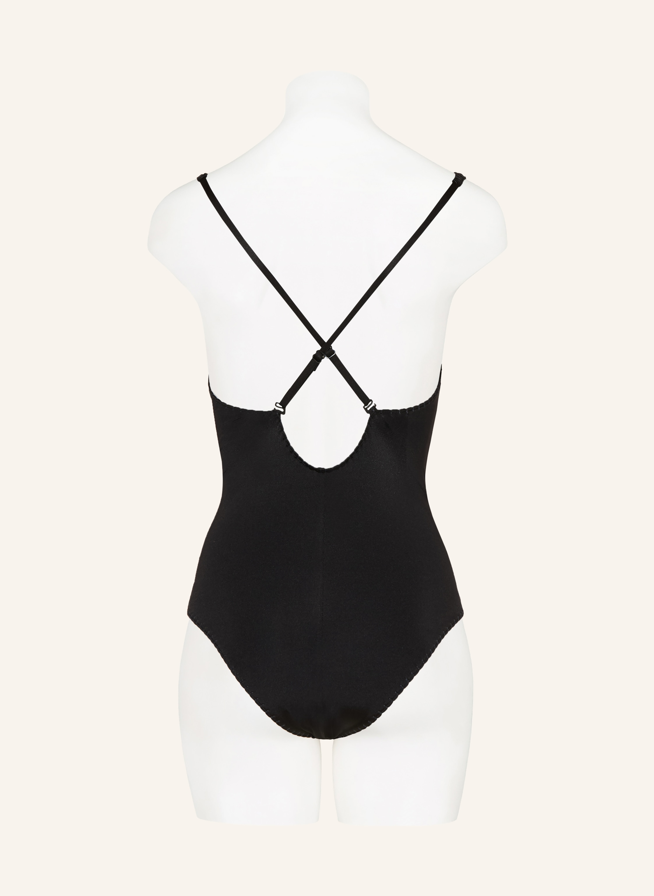 Thumbnail - Watercult Badeanzug Crafted Essentials Mit Cut-Out schwarz