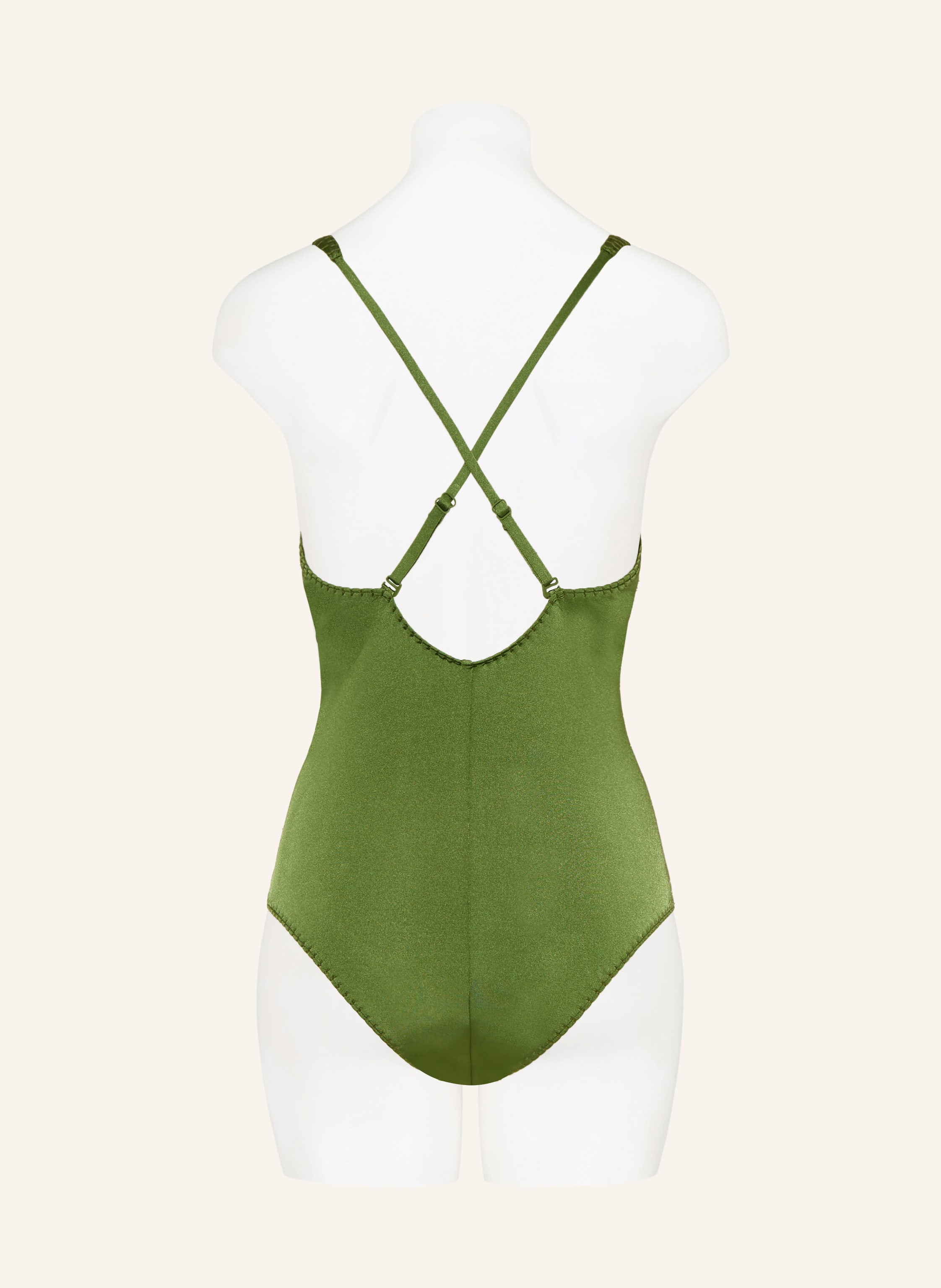 Thumbnail - Watercult Badeanzug Crafted Essentials Mit Cut-Out gruen