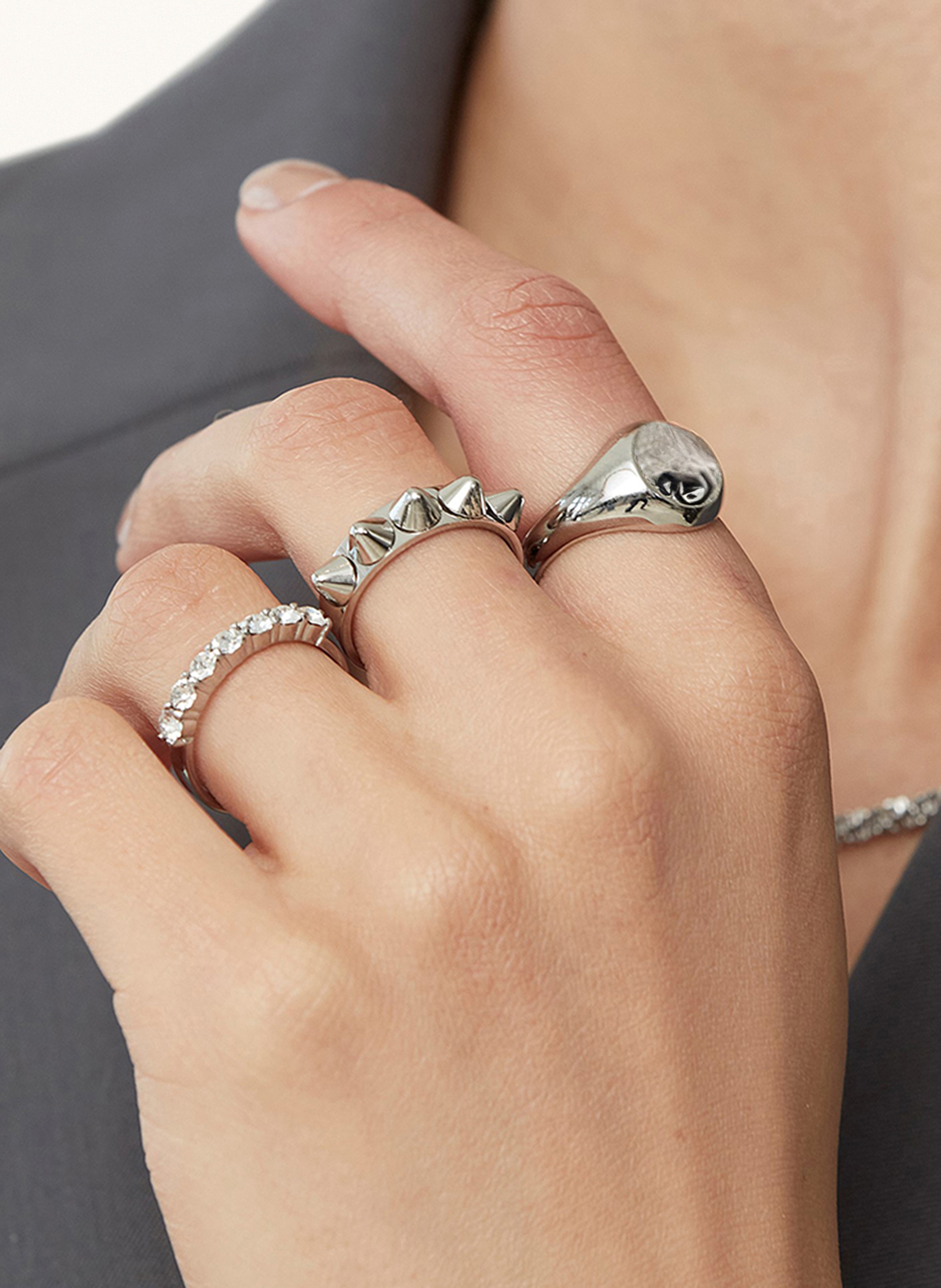 Thumbnail - Edblad Ring Peak silber