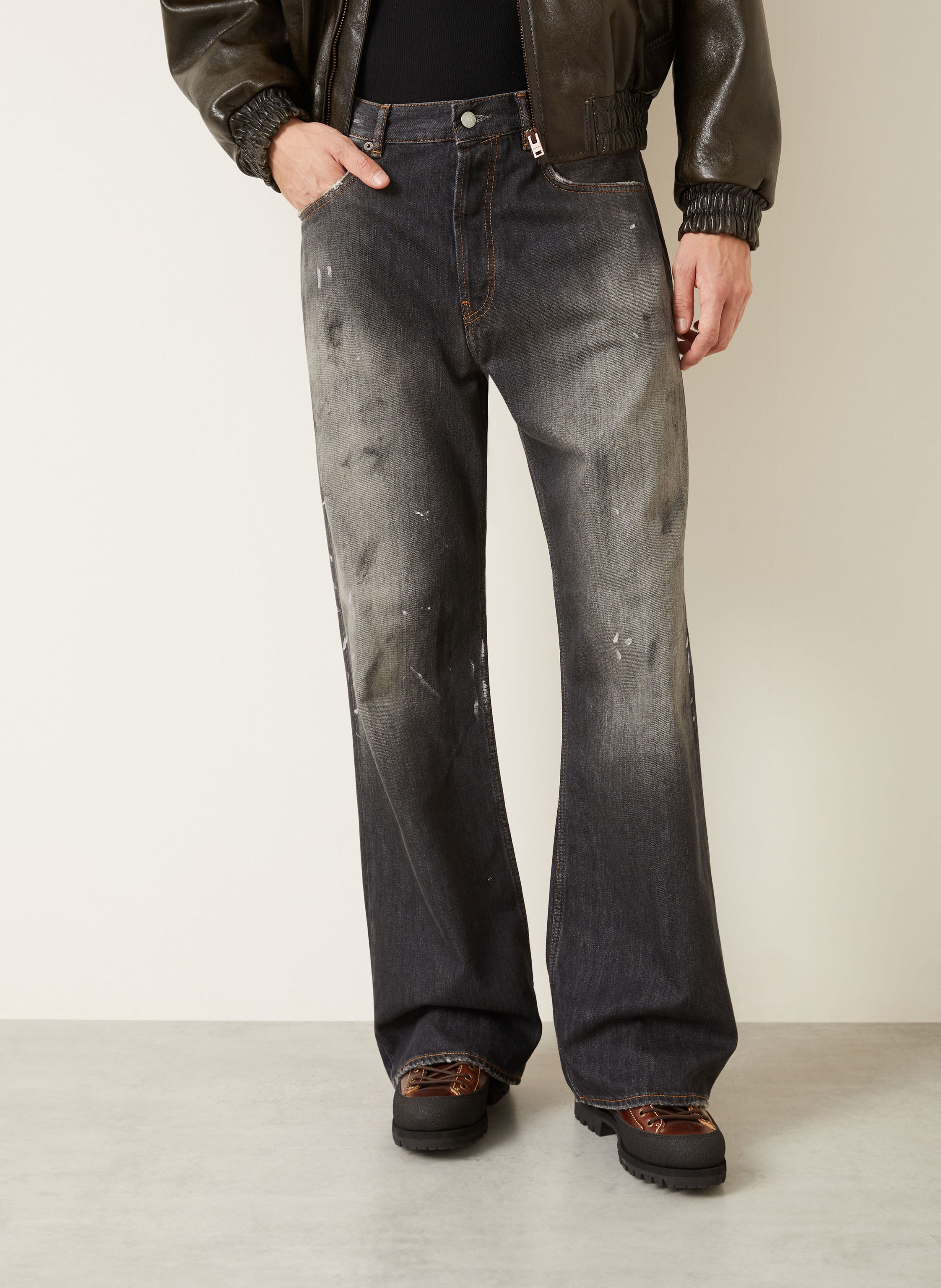 Thumbnail - Acne Studios Jeans Regular Fit schwarz