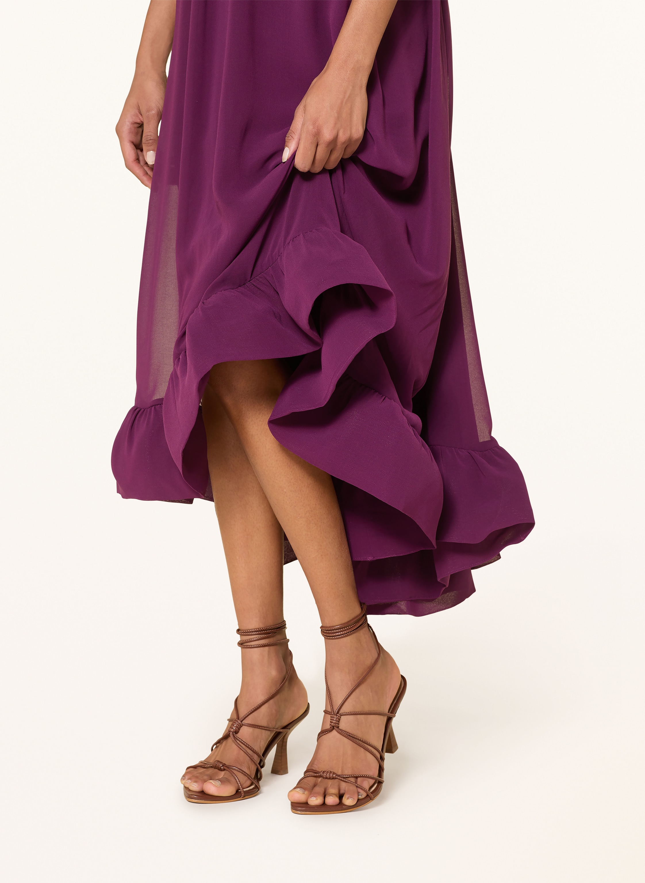 Thumbnail - Apart Kleid Mit Rüschen lila