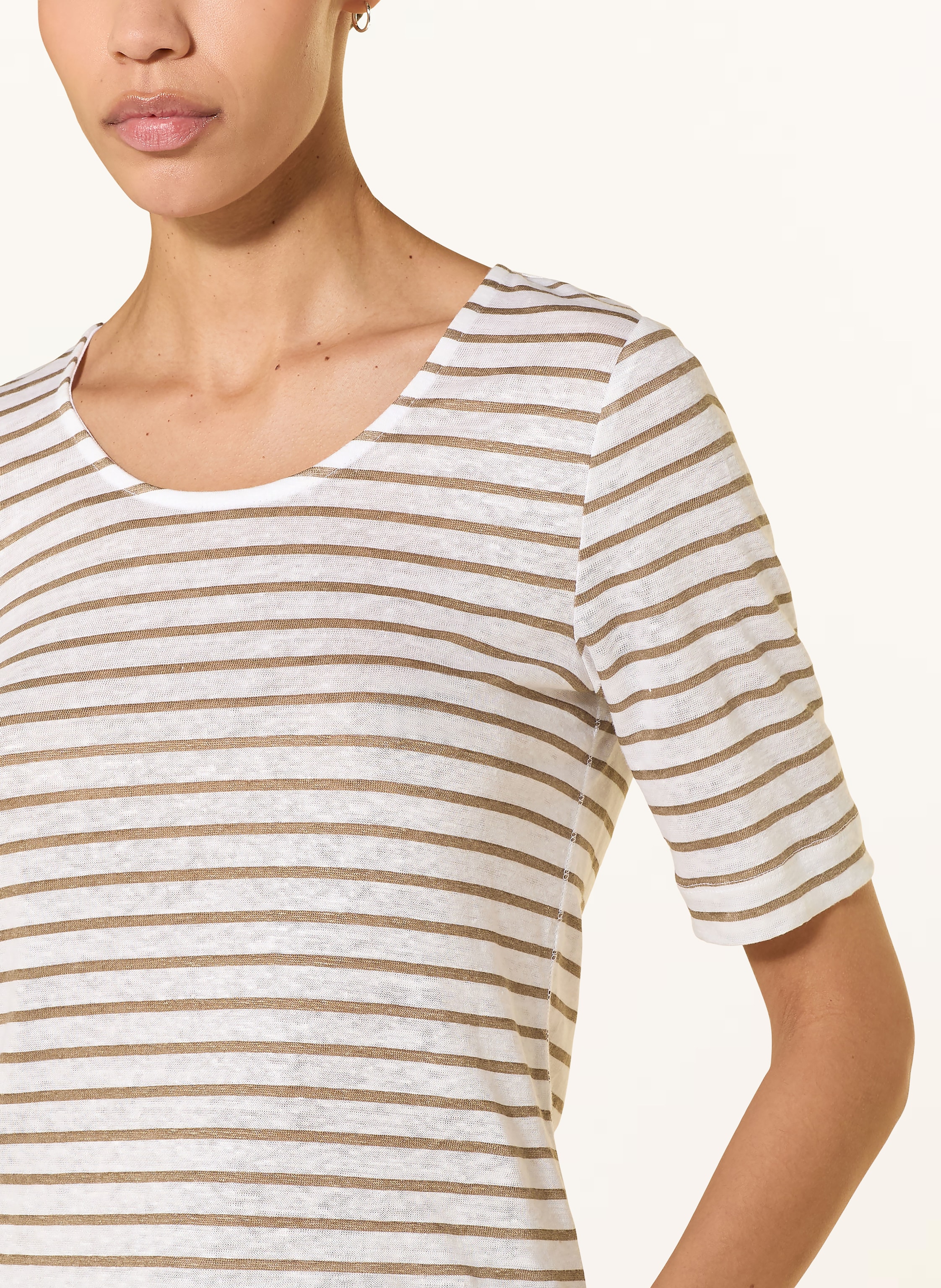 Thumbnail - Lilienfels T-Shirt Aus Leinen braun