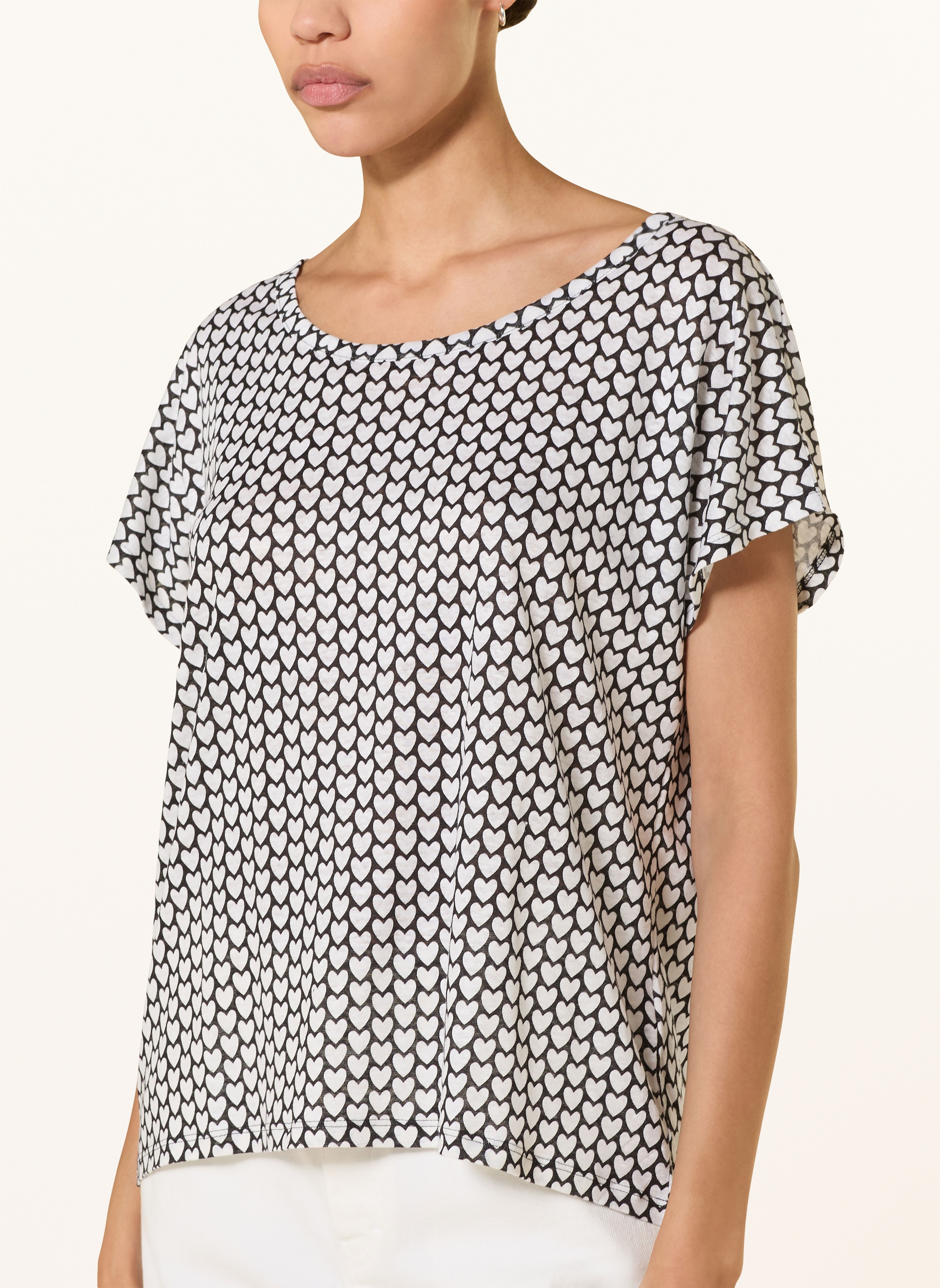 Thumbnail - Lilienfels T-Shirt Aus Leinen schwarz