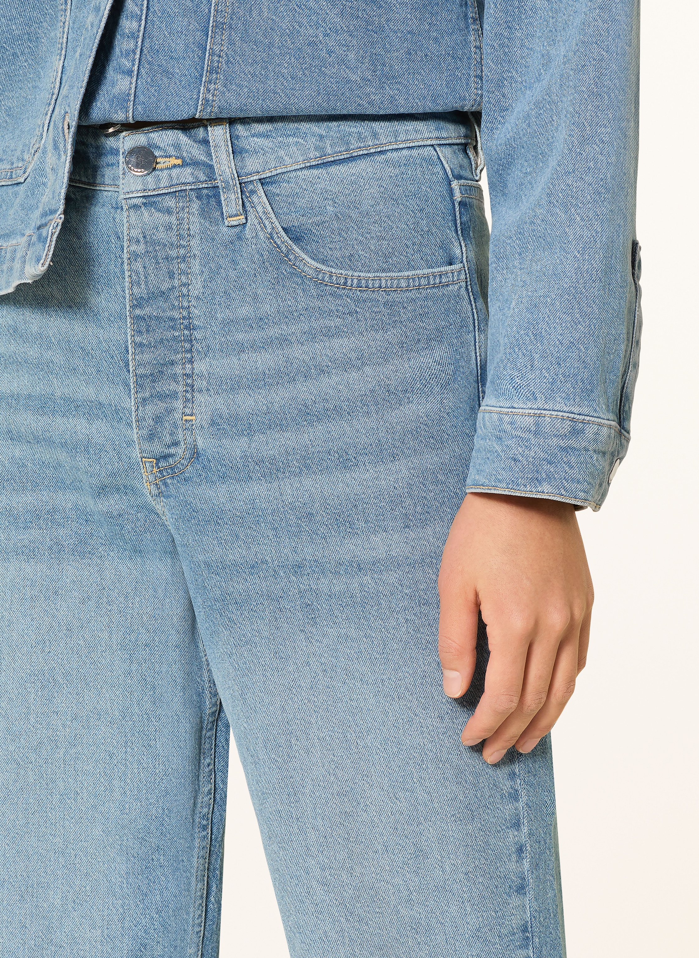 Thumbnail - Comma Straight Jeans blau