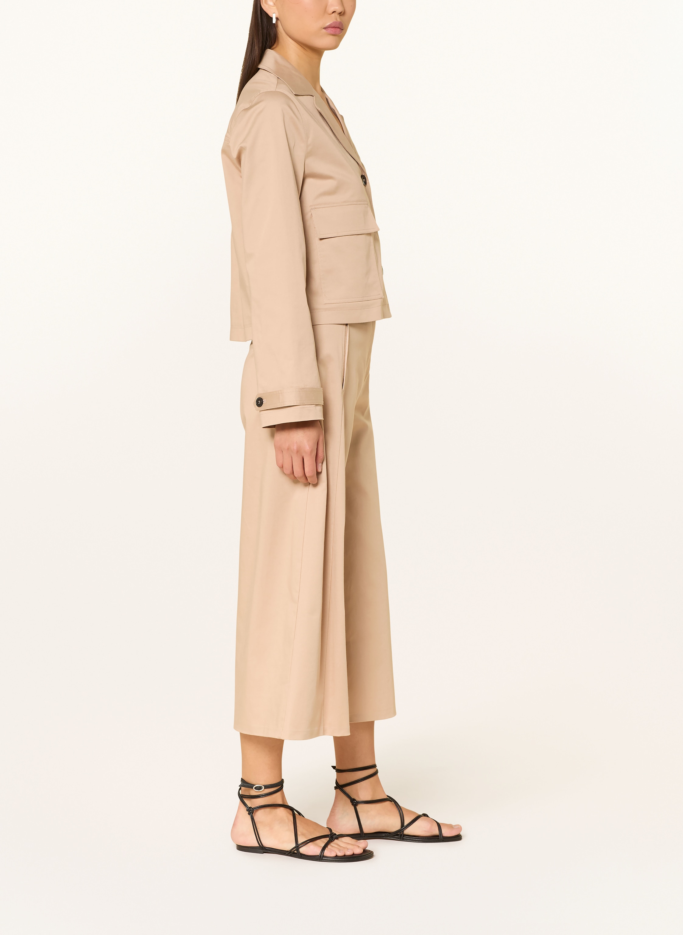 Thumbnail - Culotte aus Lyocellmix mit Extra Wide Leg