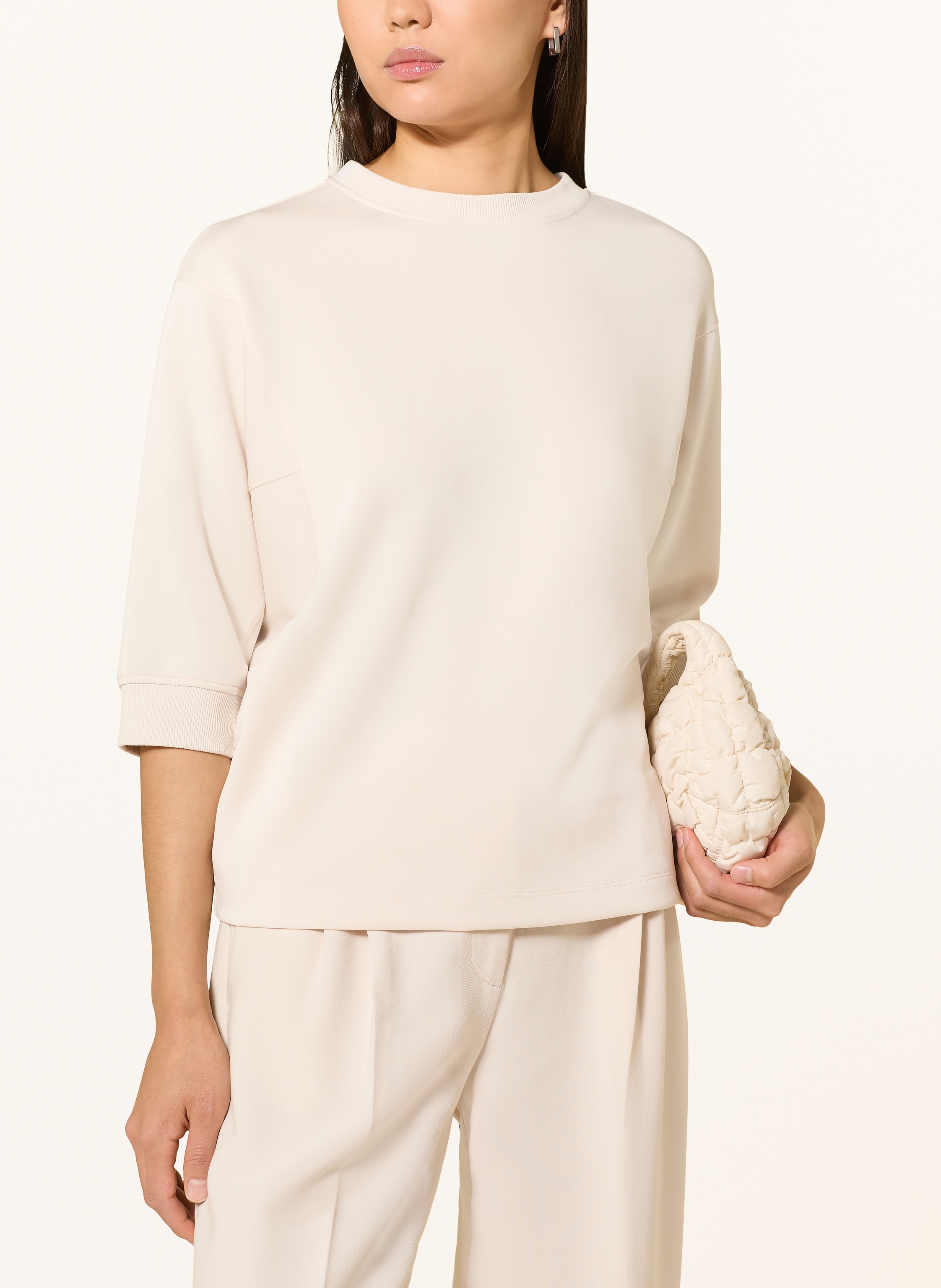 Thumbnail - Comma Sweatshirt Mit 3/4-Arm beige