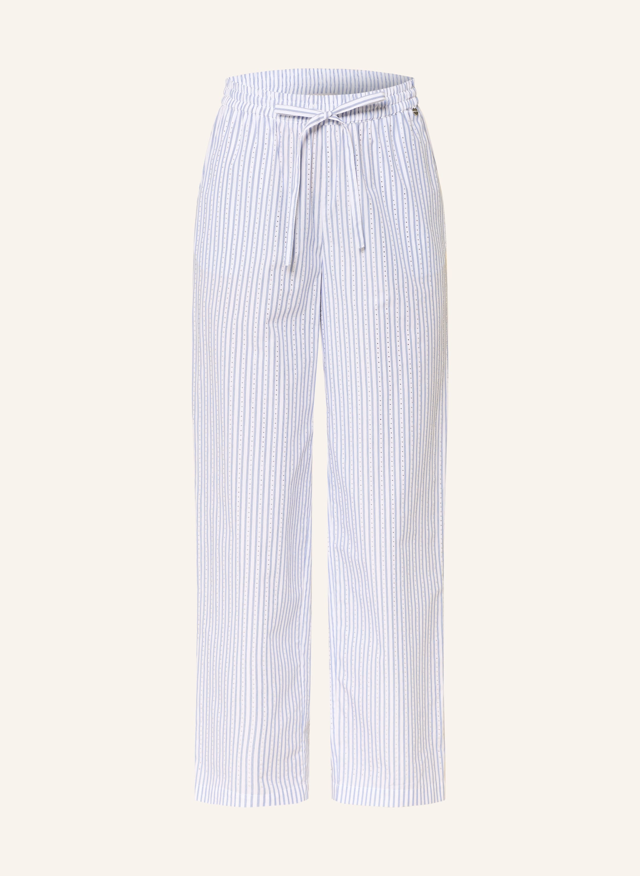 Rich & Royal Hose Mit Schmucksteinen blau
