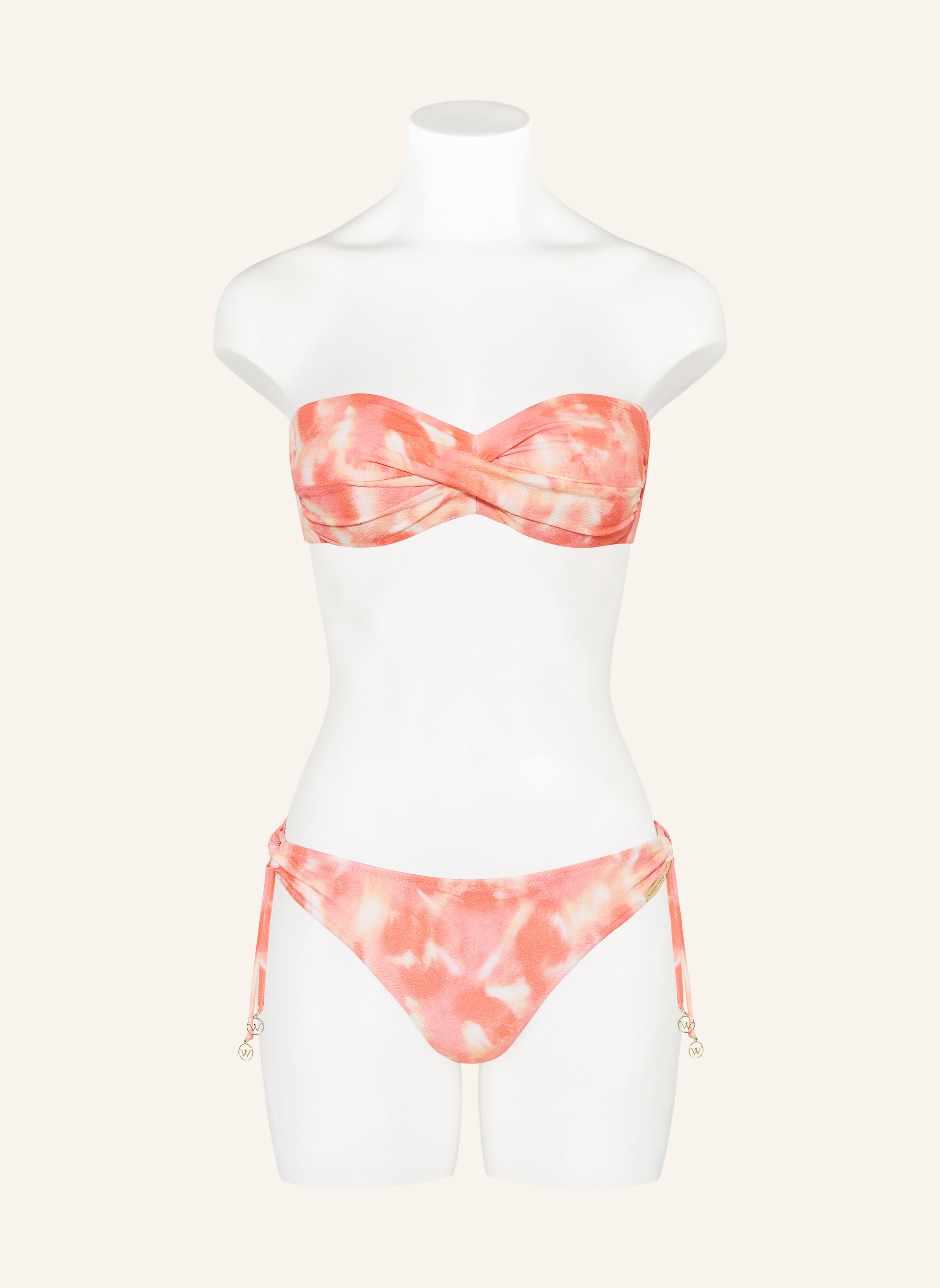 Thumbnail - Watercult Bandeau-Bikini-Top Sunhaze Dreams pink