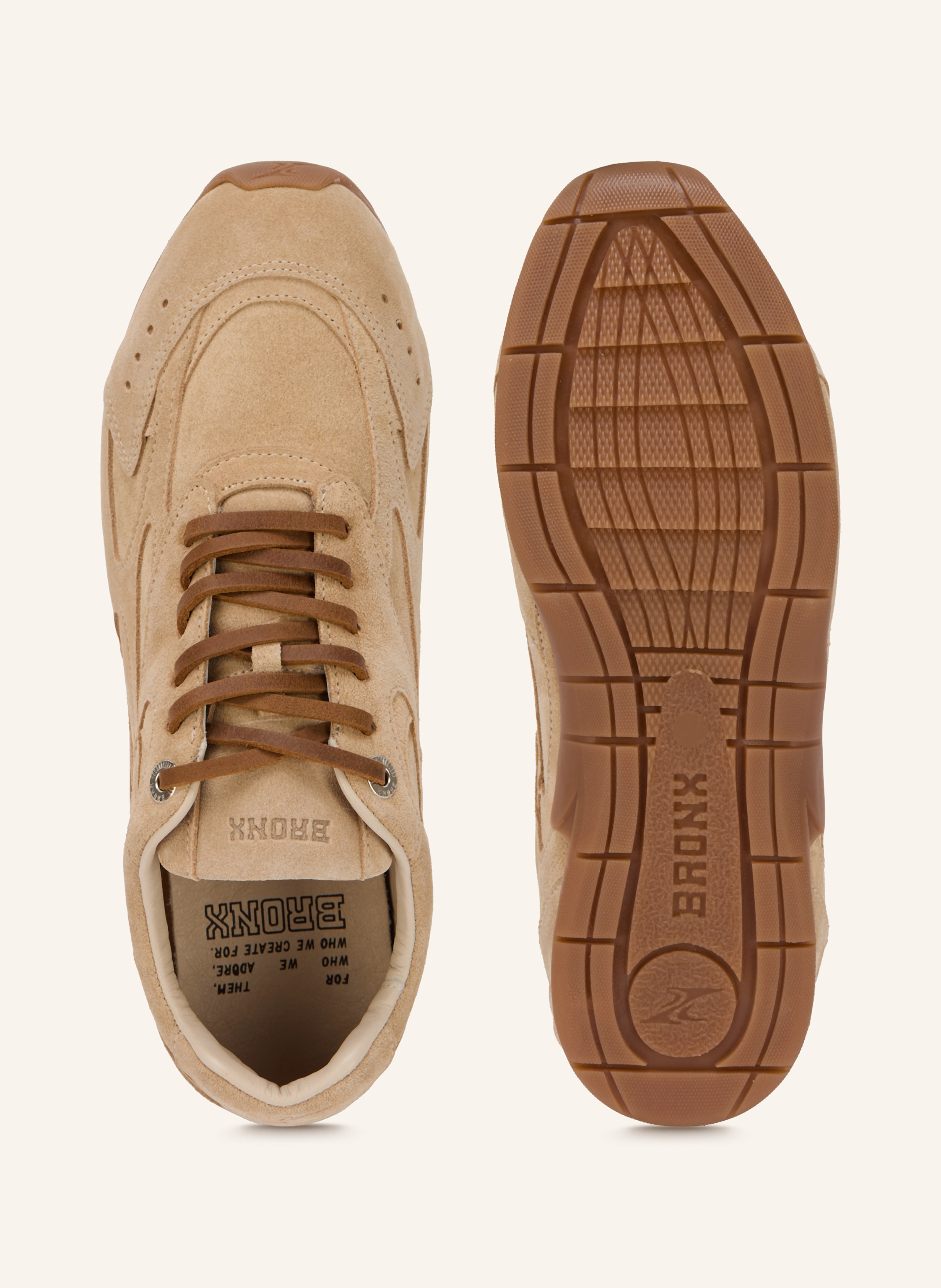 Thumbnail - Bronx Sneaker Myr-Aa beige