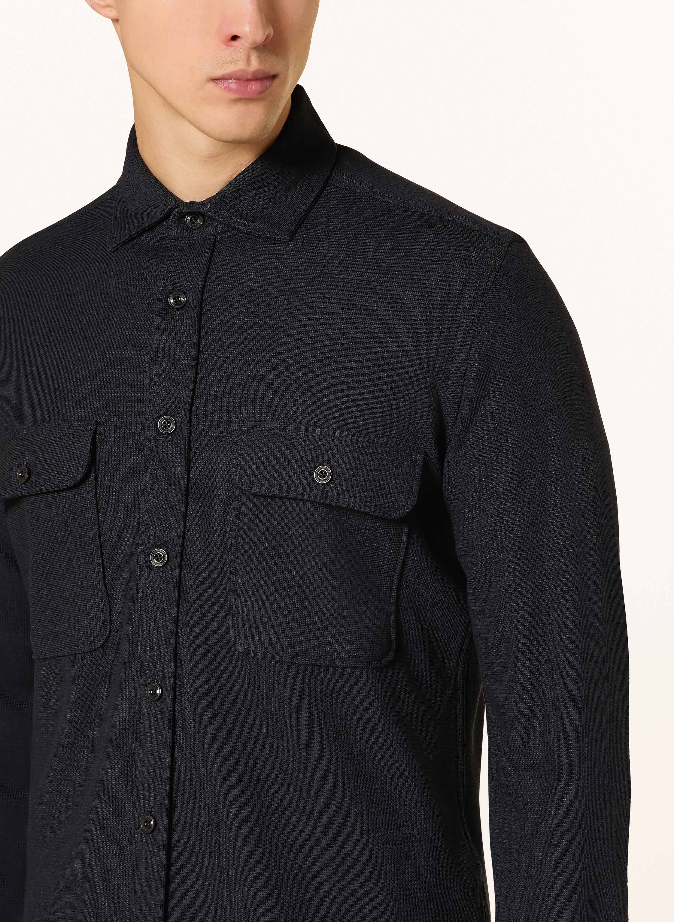 Thumbnail - Reiss Overshirt Forsithe blau