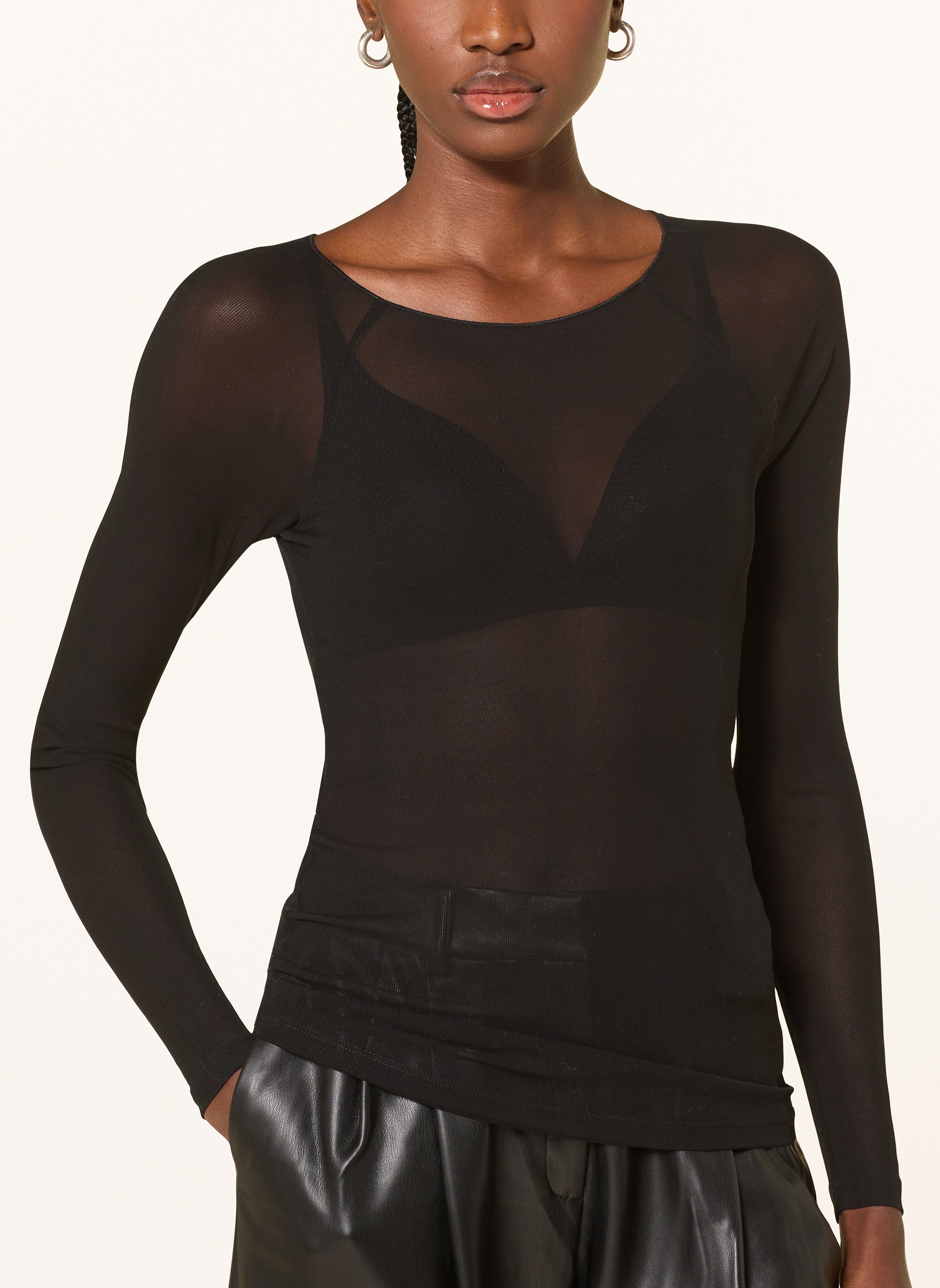 Thumbnail - Cos Longsleeve Aus Seide schwarz