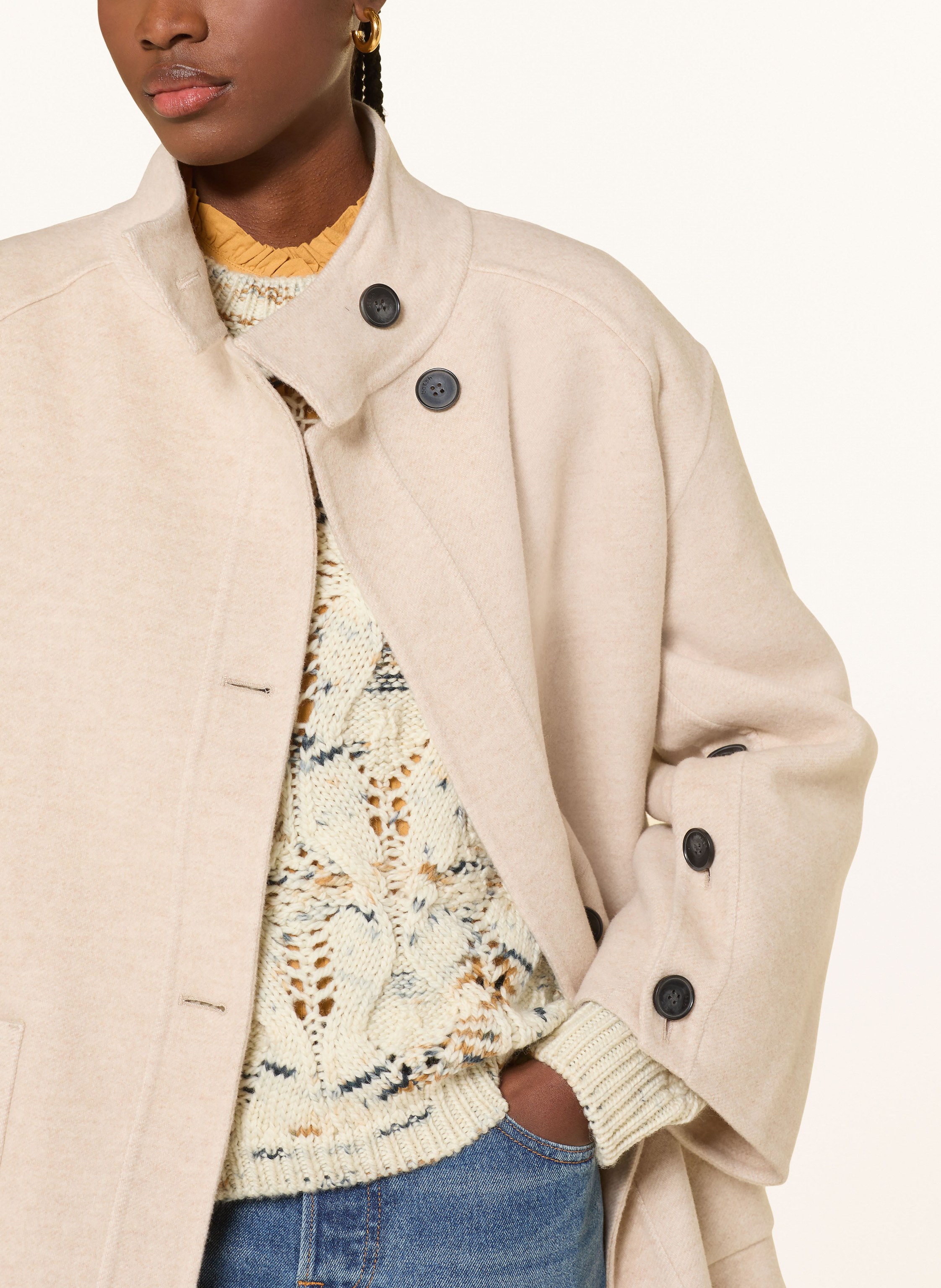 Thumbnail - Ba&Sh Jacke beige