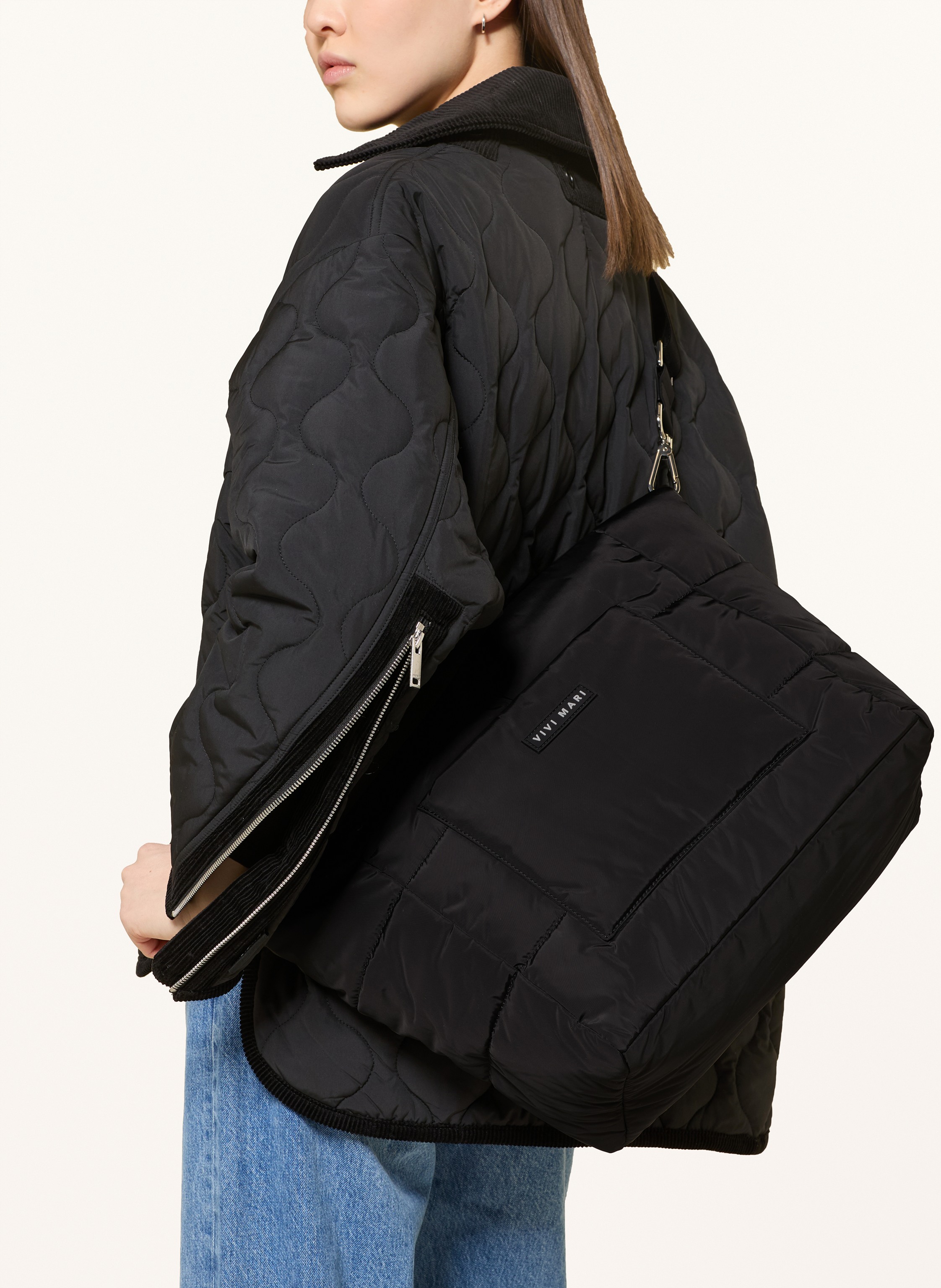 Thumbnail - Vivi Mari Shopper schwarz