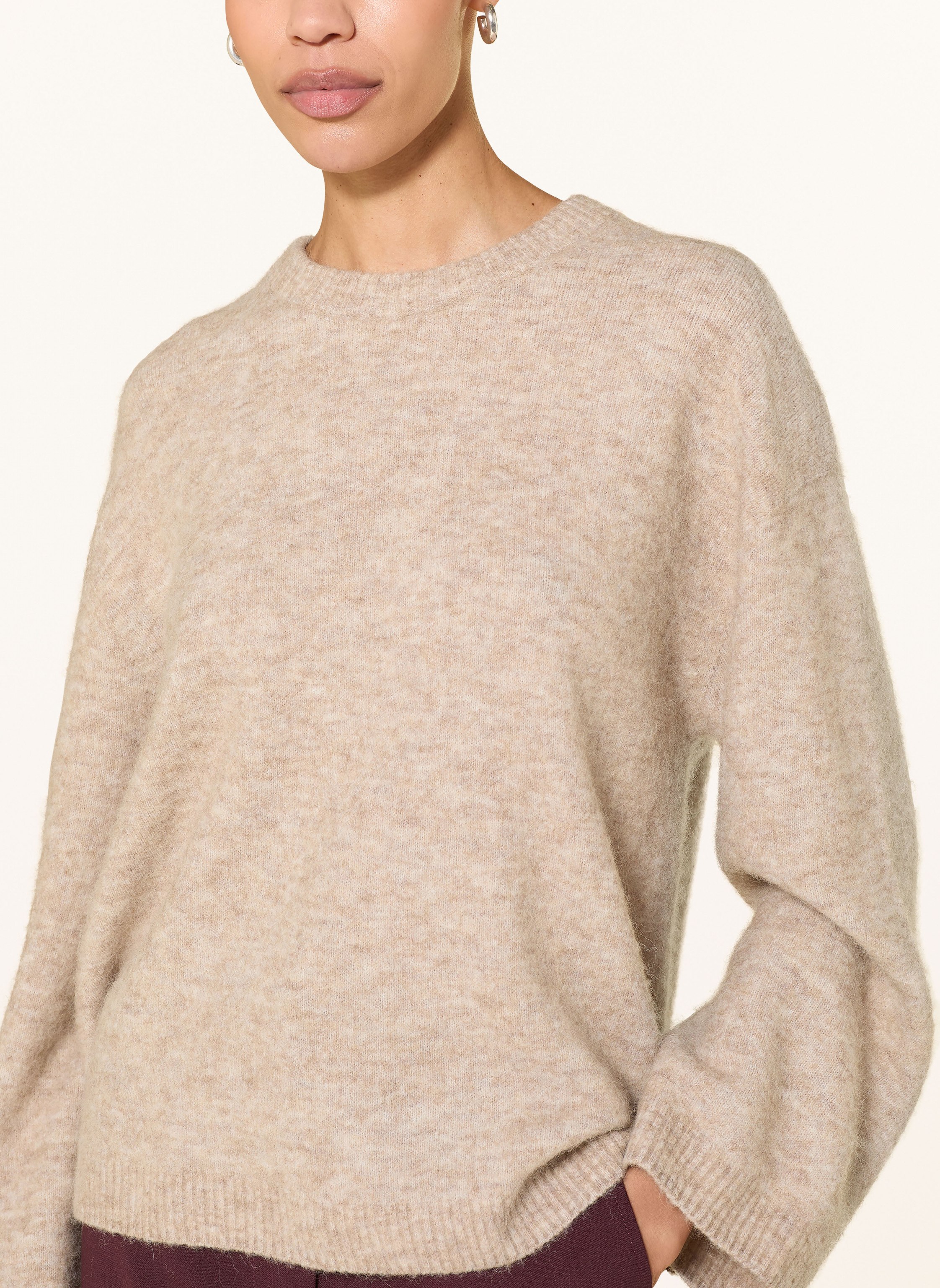 Thumbnail - Arket Pullover Mit Alpaka beige