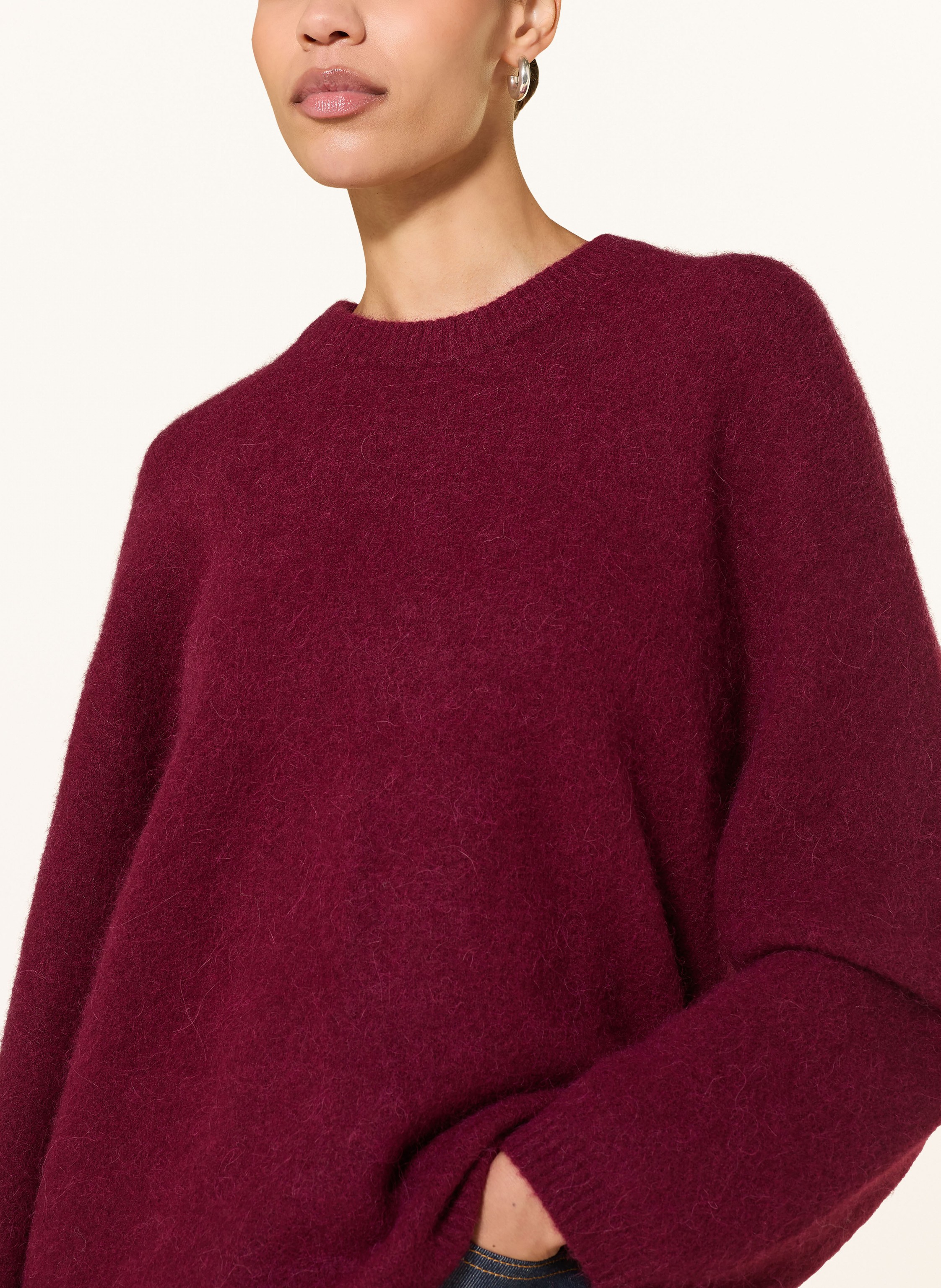 Thumbnail - Arket Pullover Mit Alpaka rot