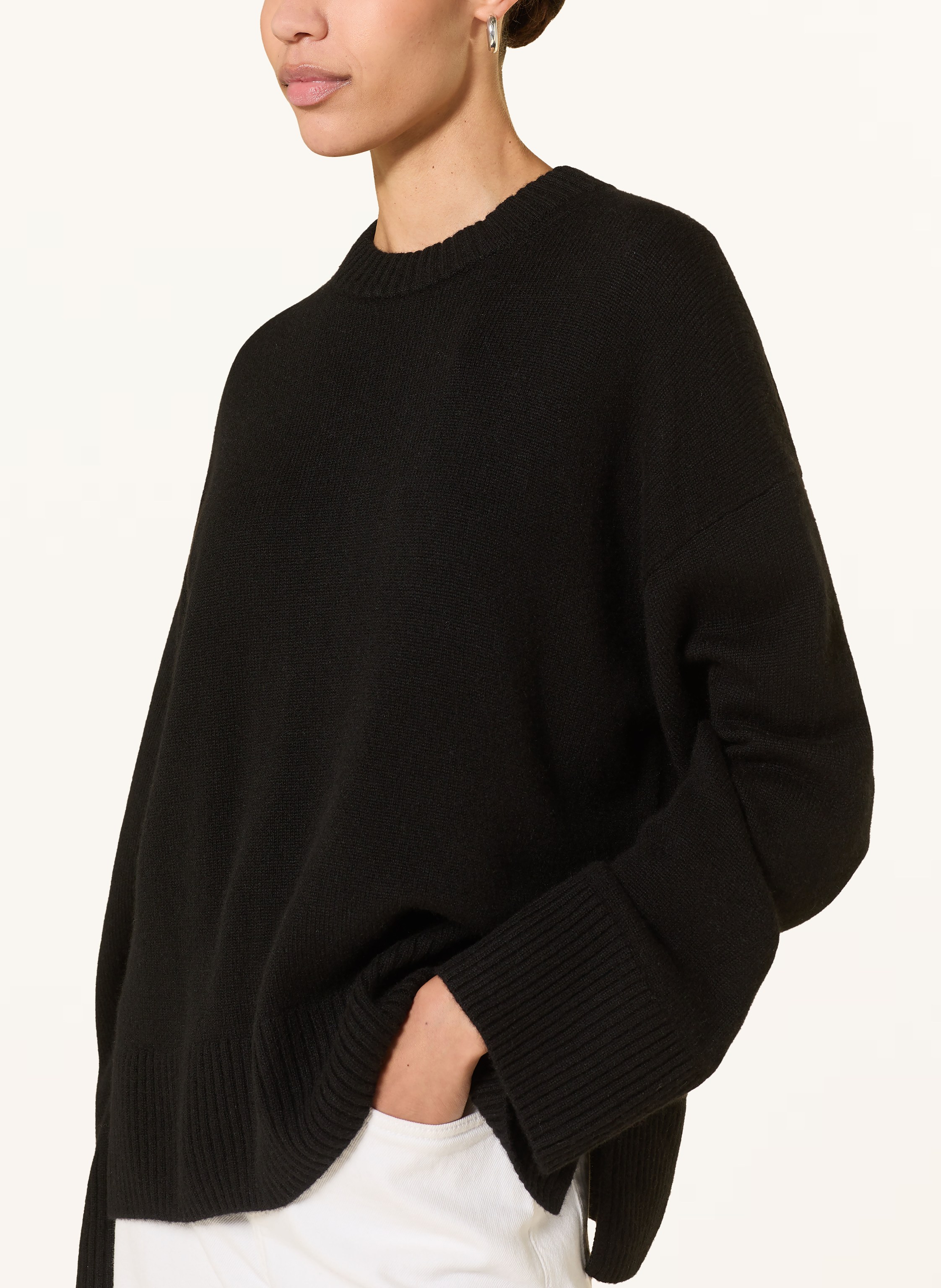 Thumbnail - Arket Oversized-Pullover Aus Cashmere schwarz