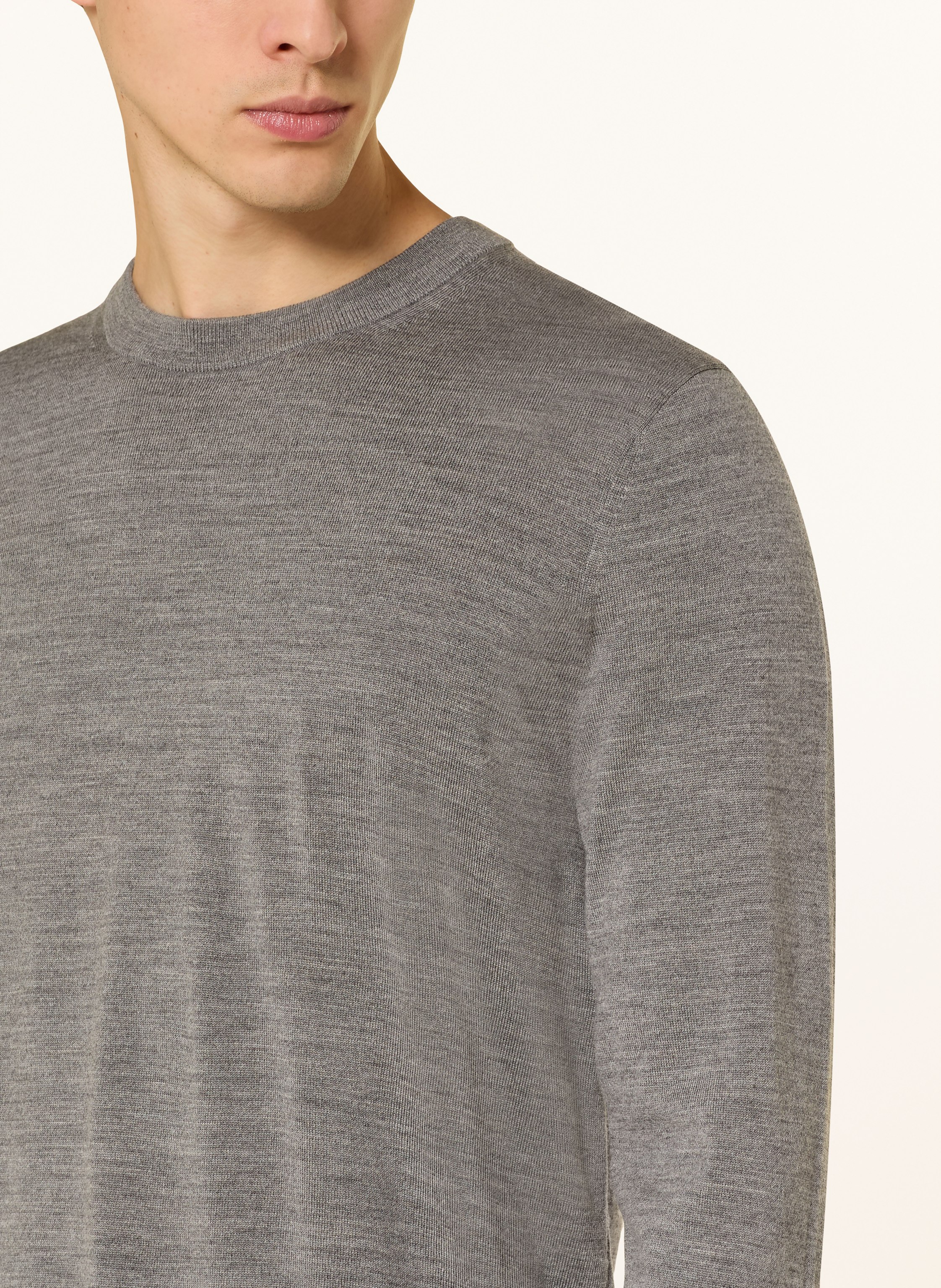 Thumbnail - Arket Pullover Sylvester Aus Merinowolle grau